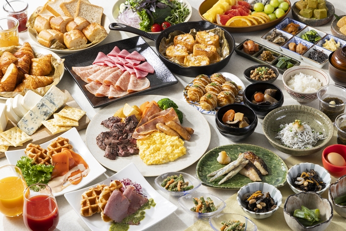 人気のホテル朝食ブッフェをお得に！期間限定の朝食付ステイプラン＜朝食5:45〜10:00＞
