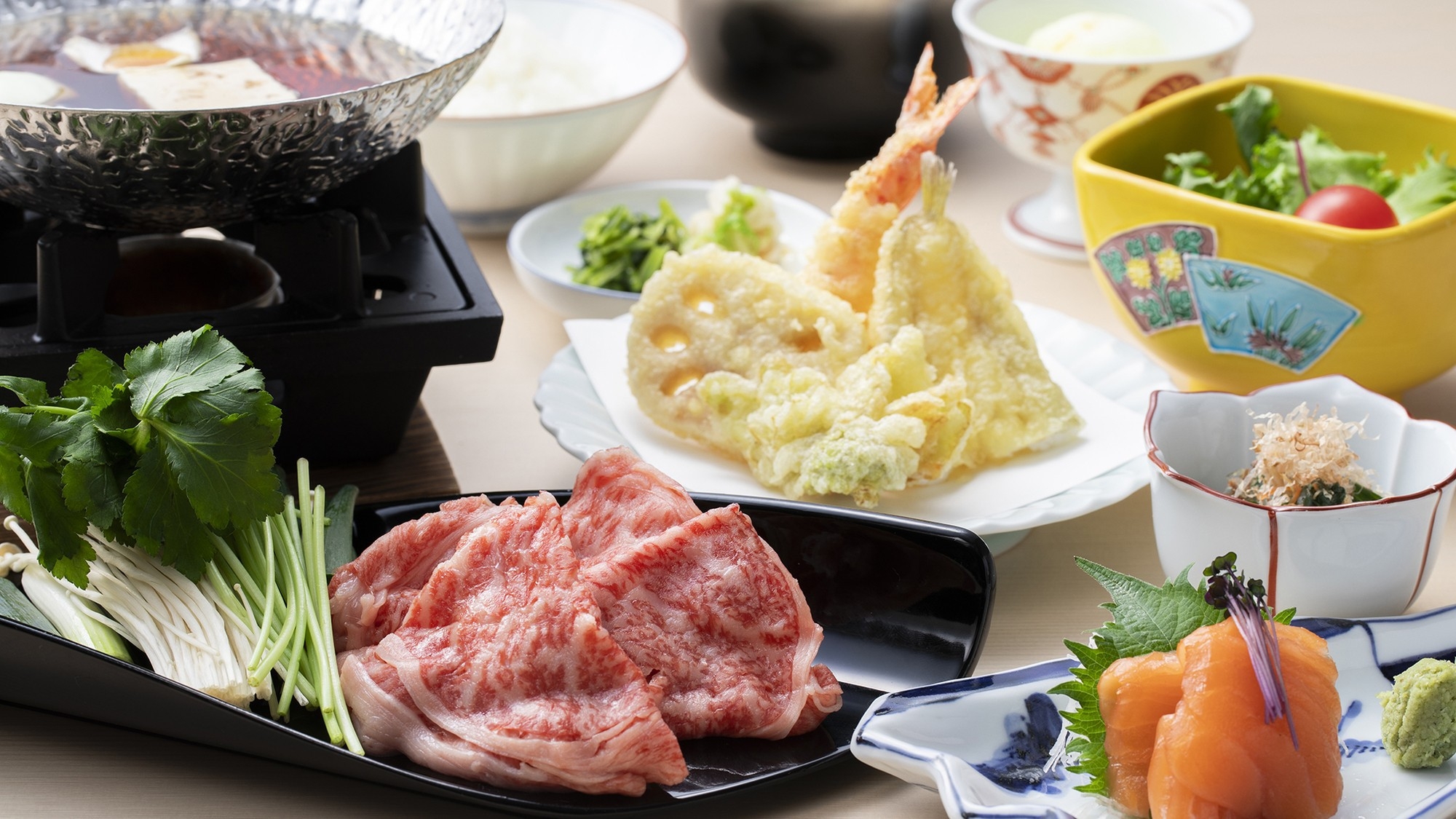 ＜グルメ＆ステイ＞夕食は「花ざと」で宿泊プラン限定スペシャルメニュー♪ワンドリンク特典付/夕朝食付