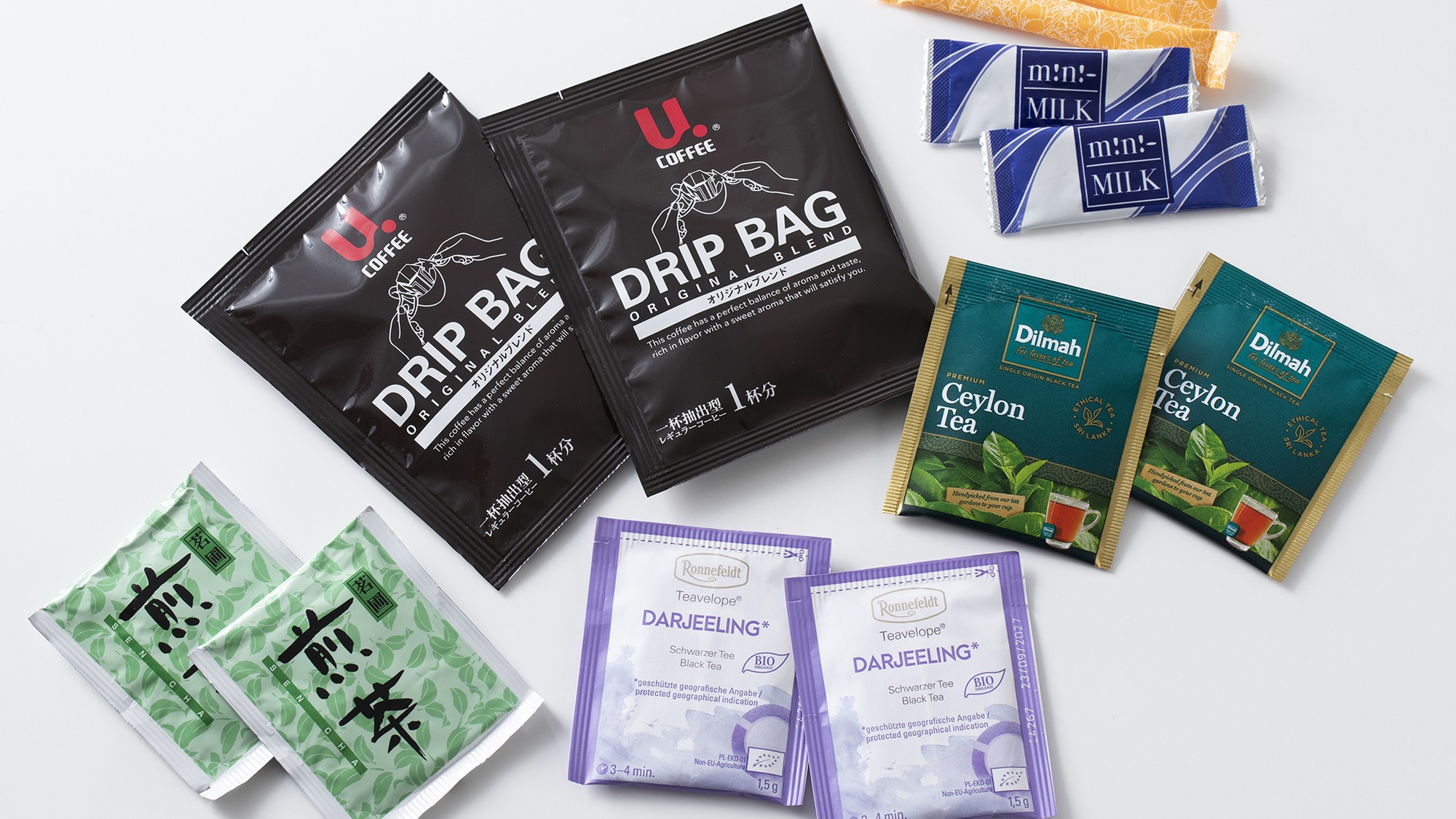 ビジネスクラスのお茶セット