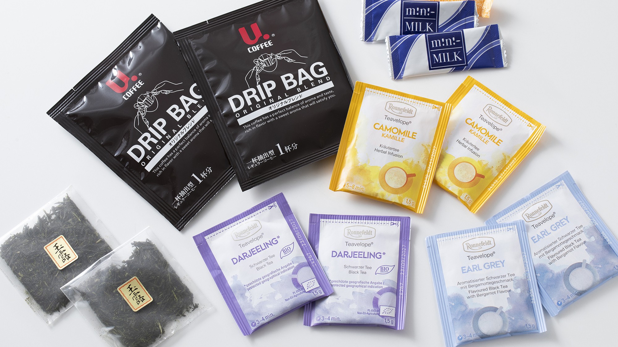 ファーストクラスのお茶セット