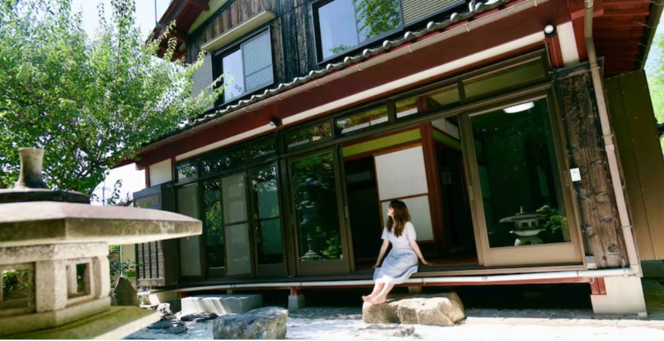 最大８名様宿泊可　琵琶湖に佇む日本庭園と竹林の宿