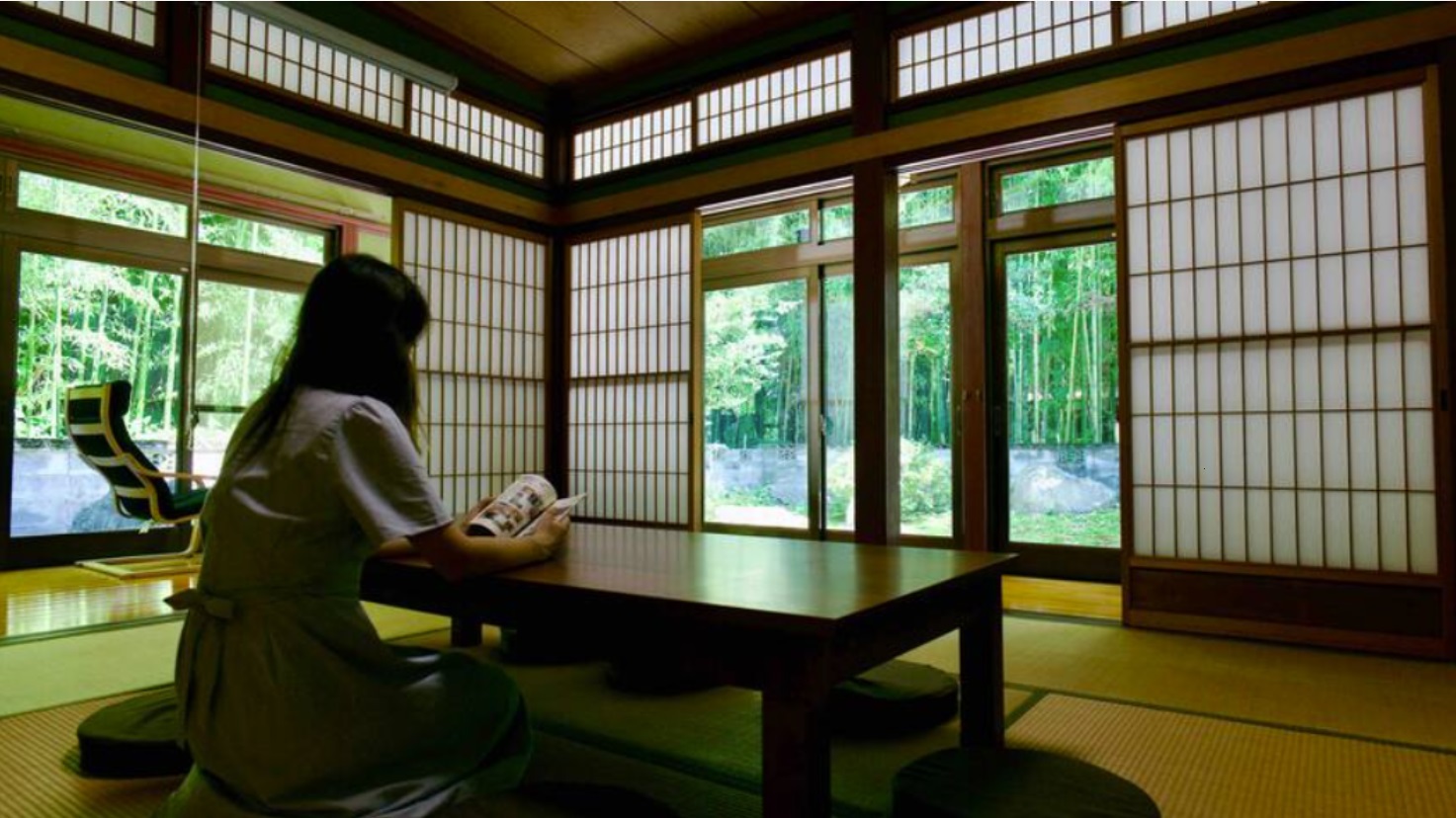 1棟貸し　琵琶湖湖畔に佇む日本庭園と竹林の宿