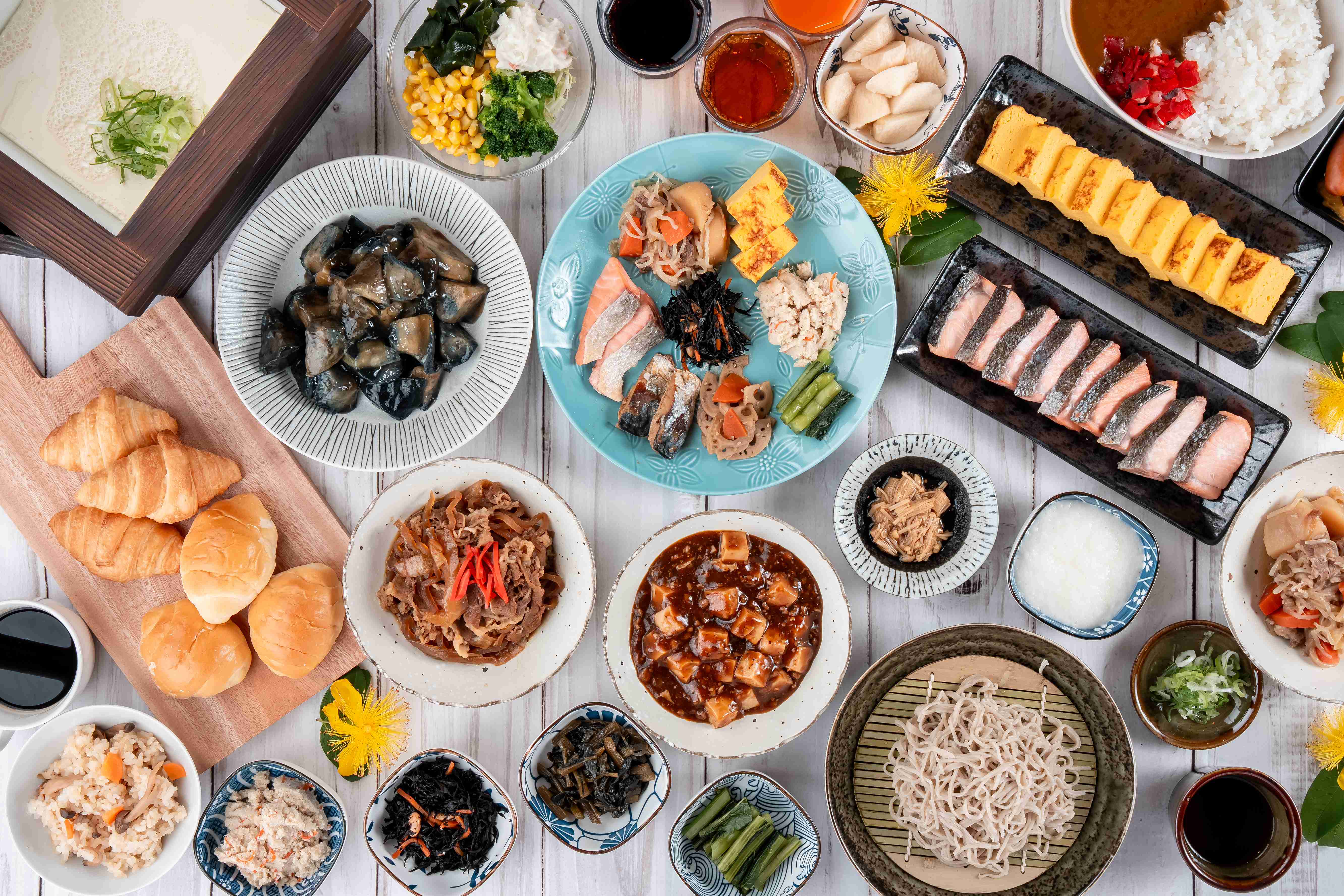 朝食バイキング