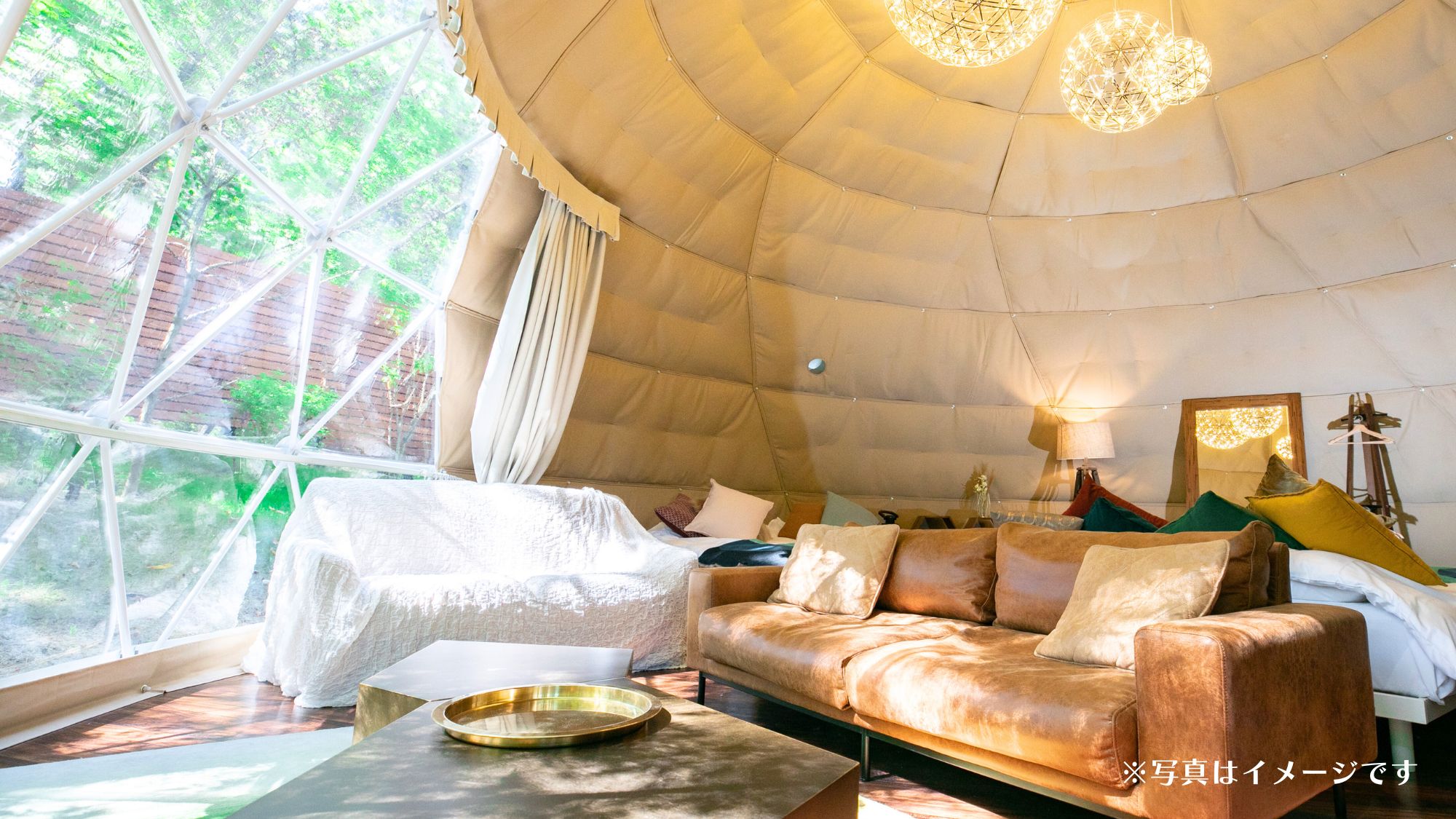 新登場のプレミアム・ドーム8m　室内も広々空間