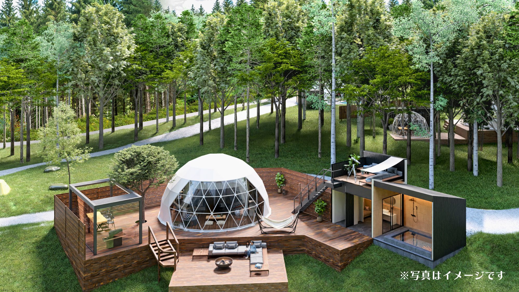 新登場のプレミアム・ドーム8m　外観