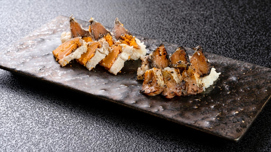 特製子持ち鮒ずし。寿司の起源と云われる滋賀の伝統食。お酒と相性抜群