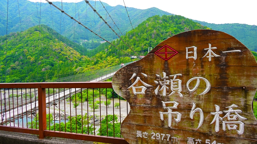 *谷瀬の吊り橋【十津川村】日本最長の生活用鉄線の吊り橋。非常にオススメな場所。