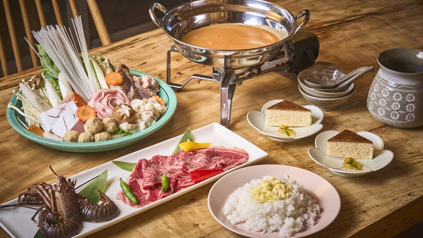 【1泊2食付／冬の贅沢鍋】オーシャンビューを満喫するヴィラで別荘的滞在を…《露天風呂/貸切SPA》