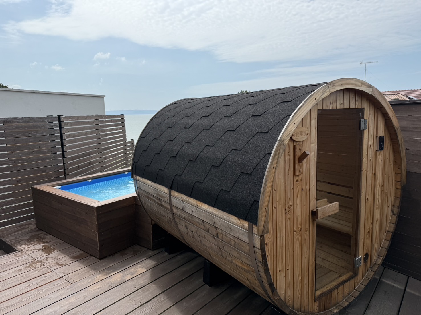 水風呂兼子供用プール