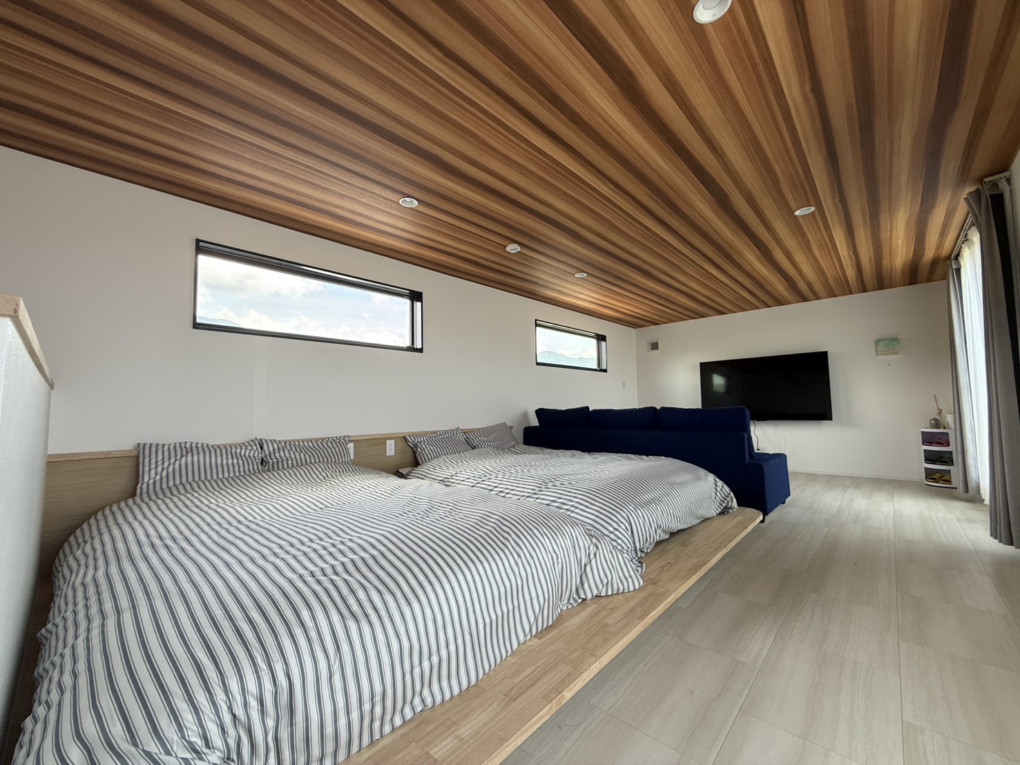 2階 ダブルベッド2台