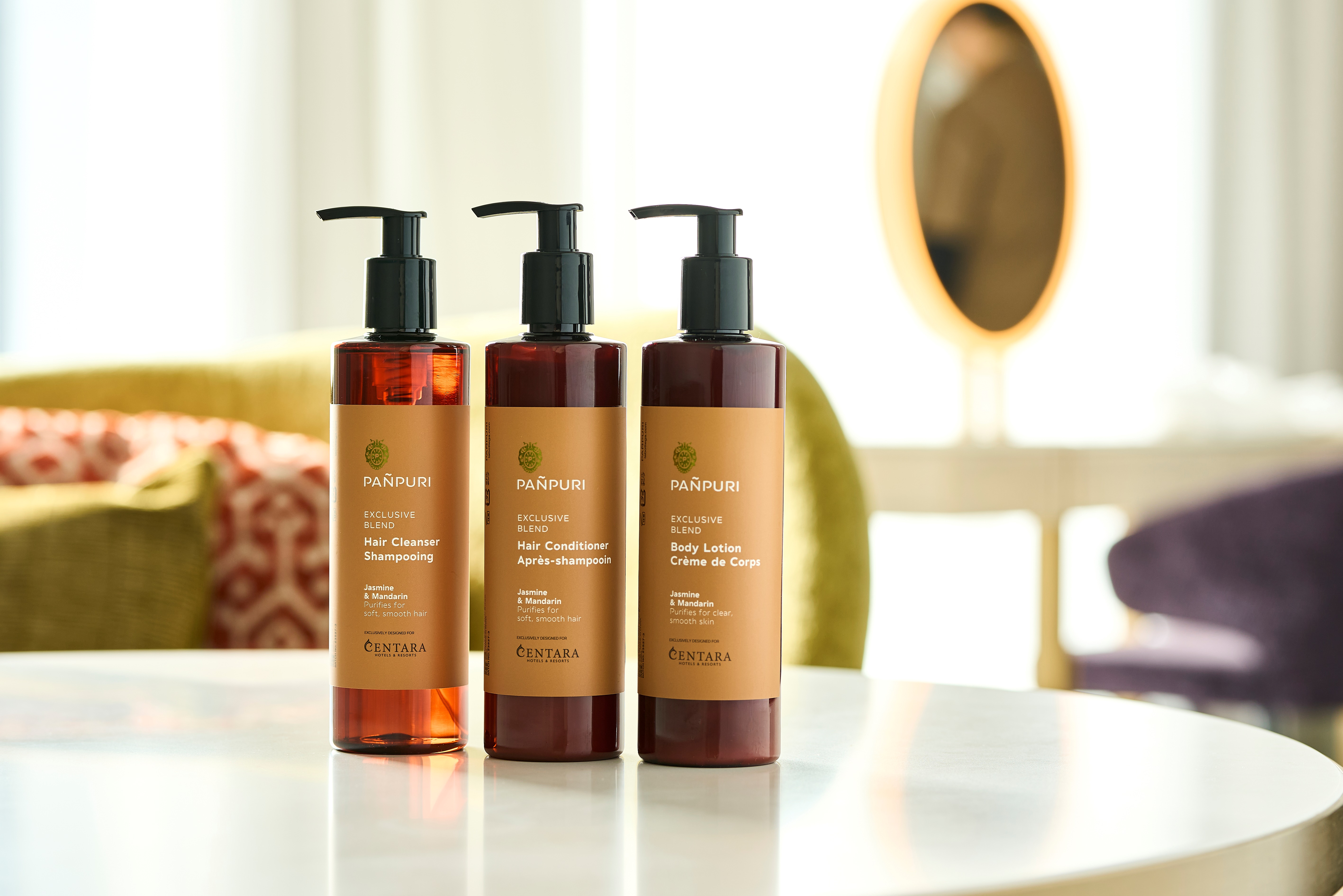 クラブフロアのアメニティ「パンピューリ」