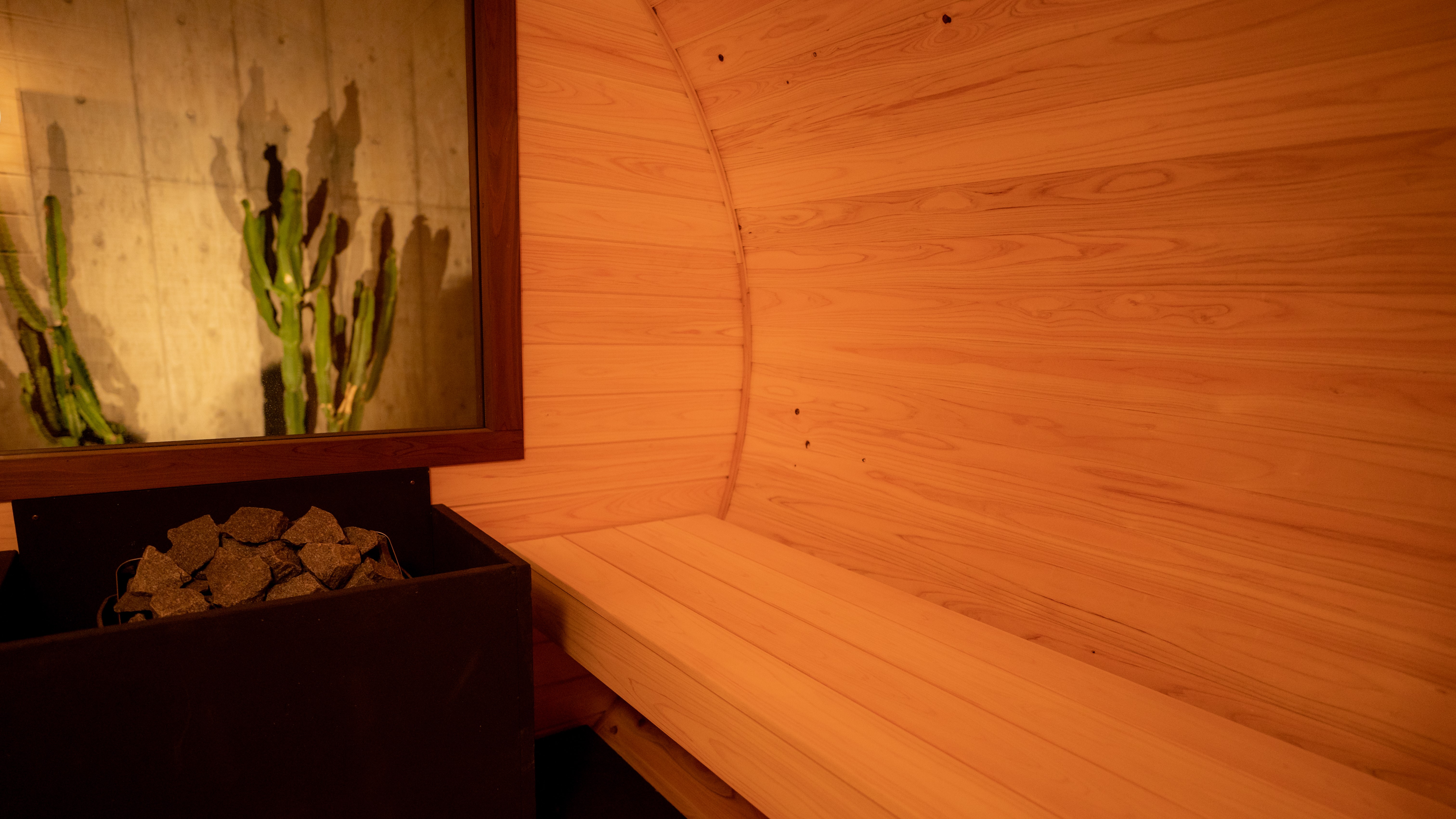 370 Barrel sauna