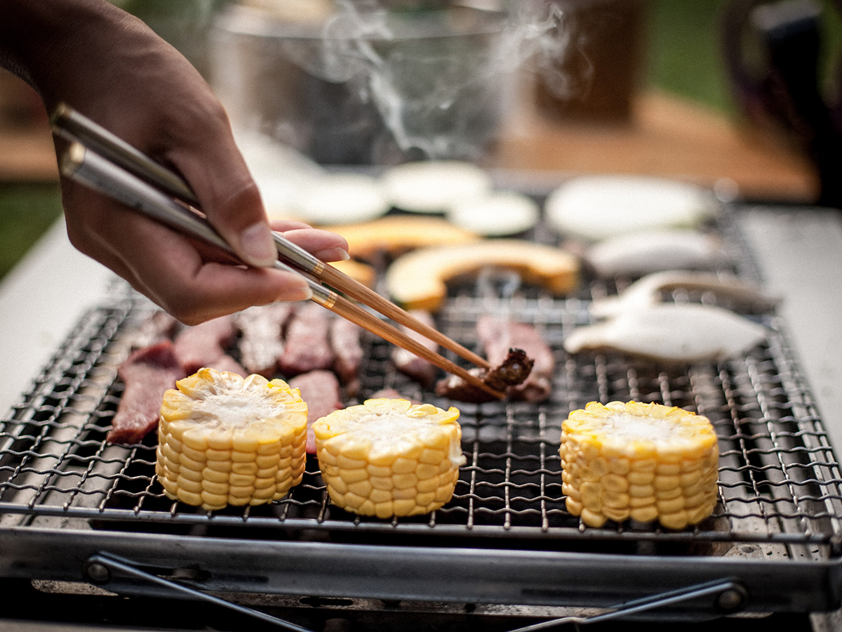 ・【BBQ】自然の中でランチBBQ　贅沢なお肉と彩ゆたかな四季のお野菜と一緒にお楽しみください