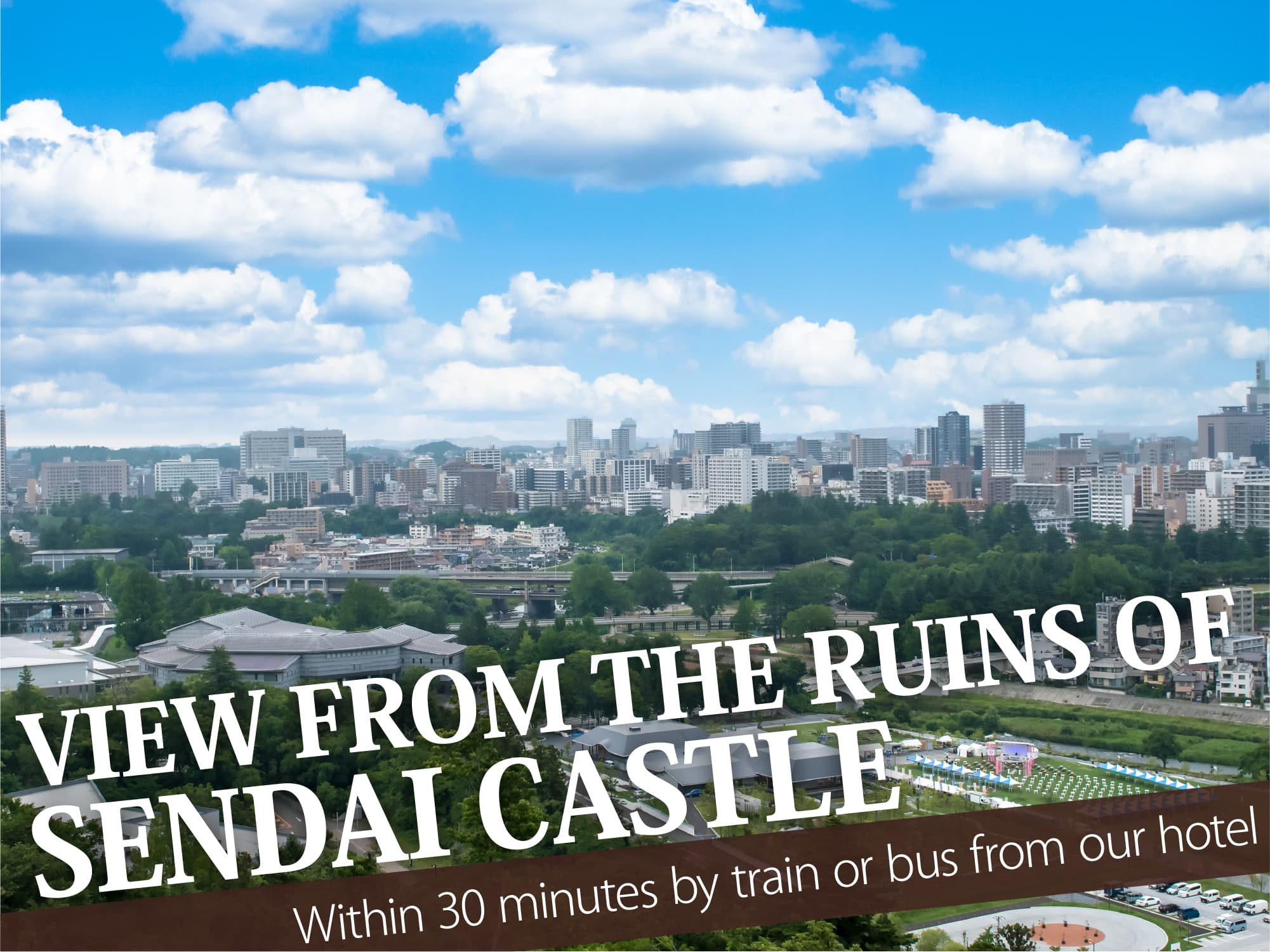 View From The Ruins Of Sendai Castle（仙台城跡からの眺め）