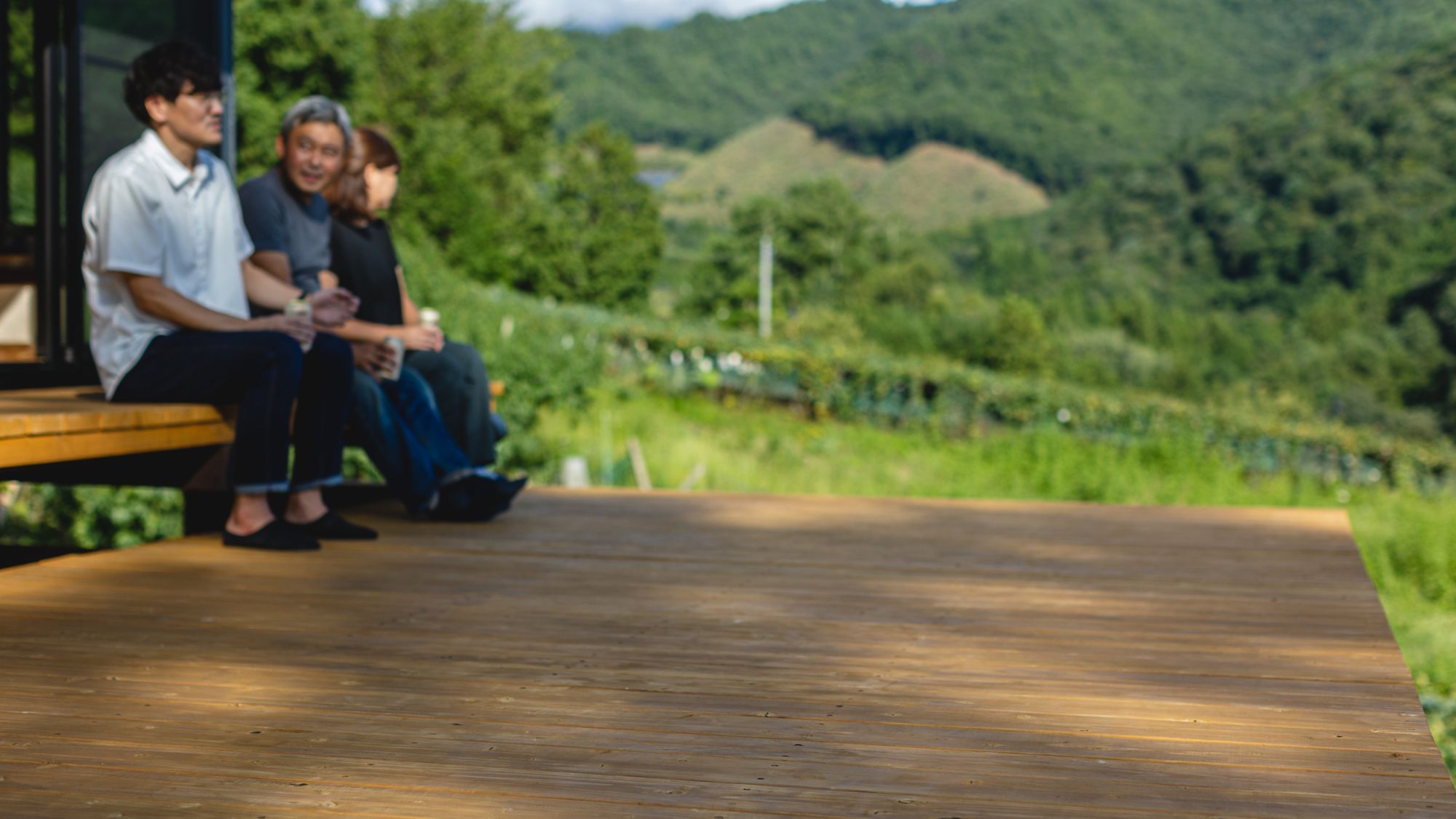 富士山と里山風景を望めるプライベート宿