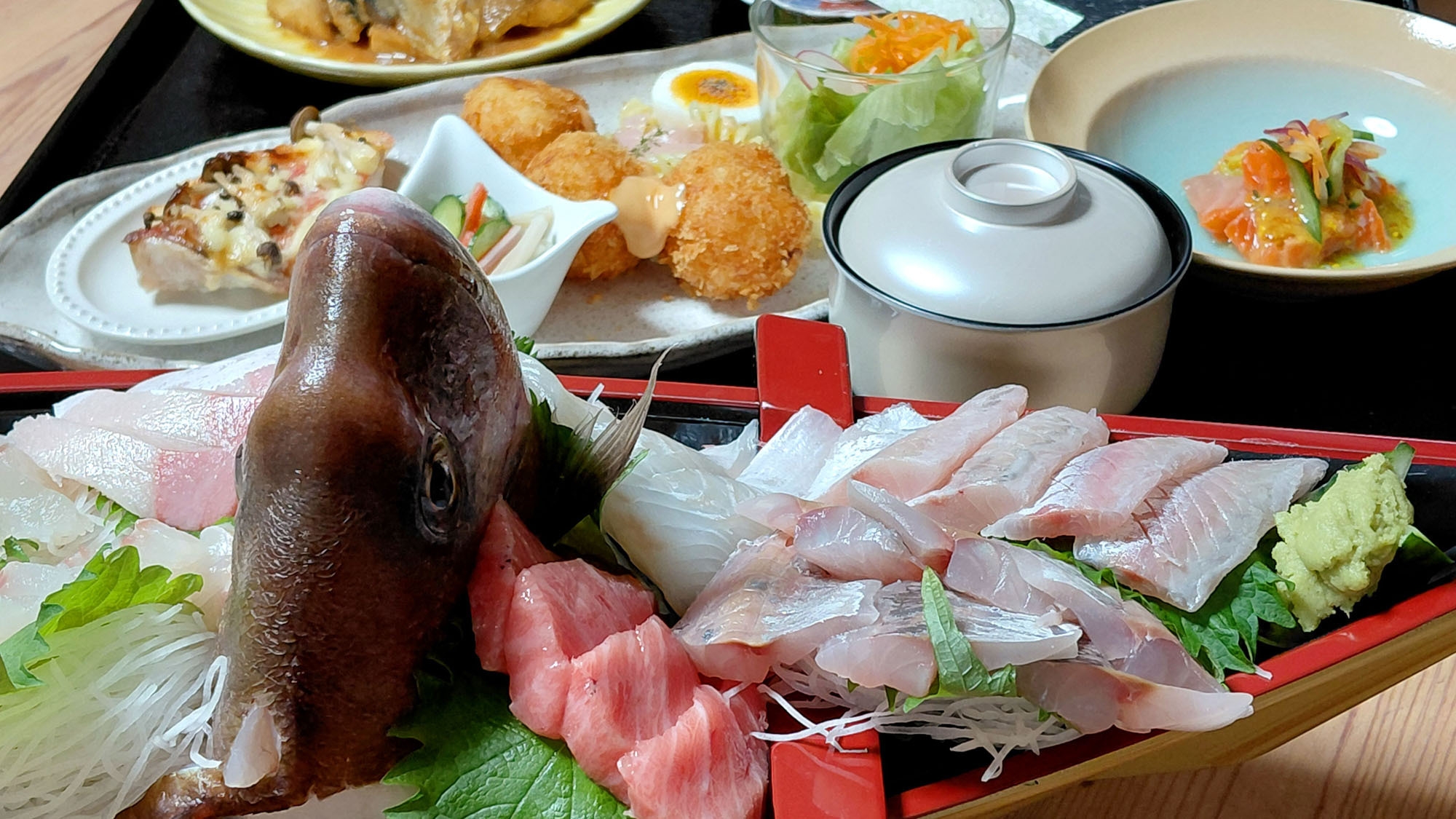 ２食付◆房州産鮮魚刺身舟盛りコース◆舟盛りの迫力を堪能　ふたりのご褒美旅