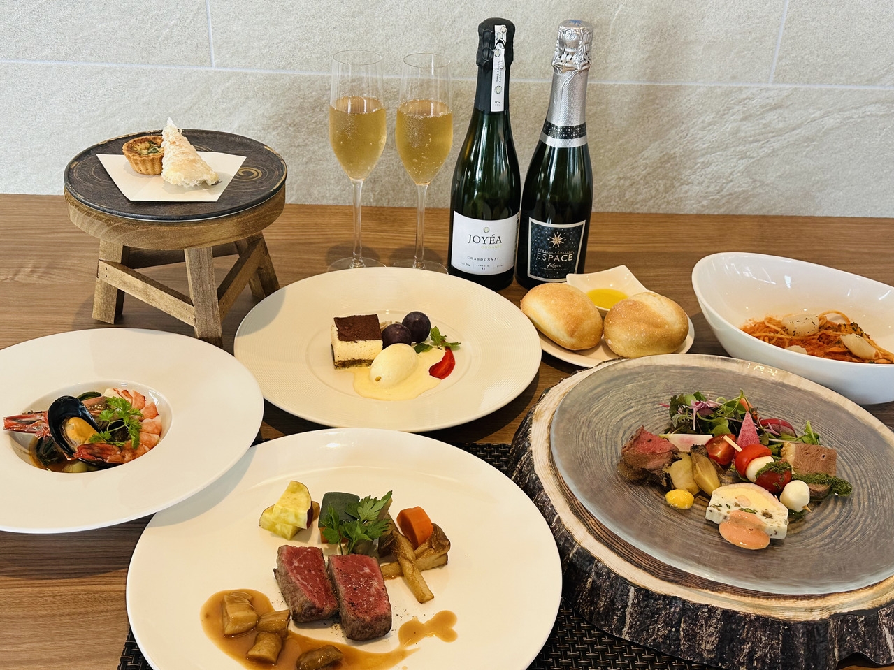 【地場の新鮮食材】創作ディナーコースプラン 1泊2食付