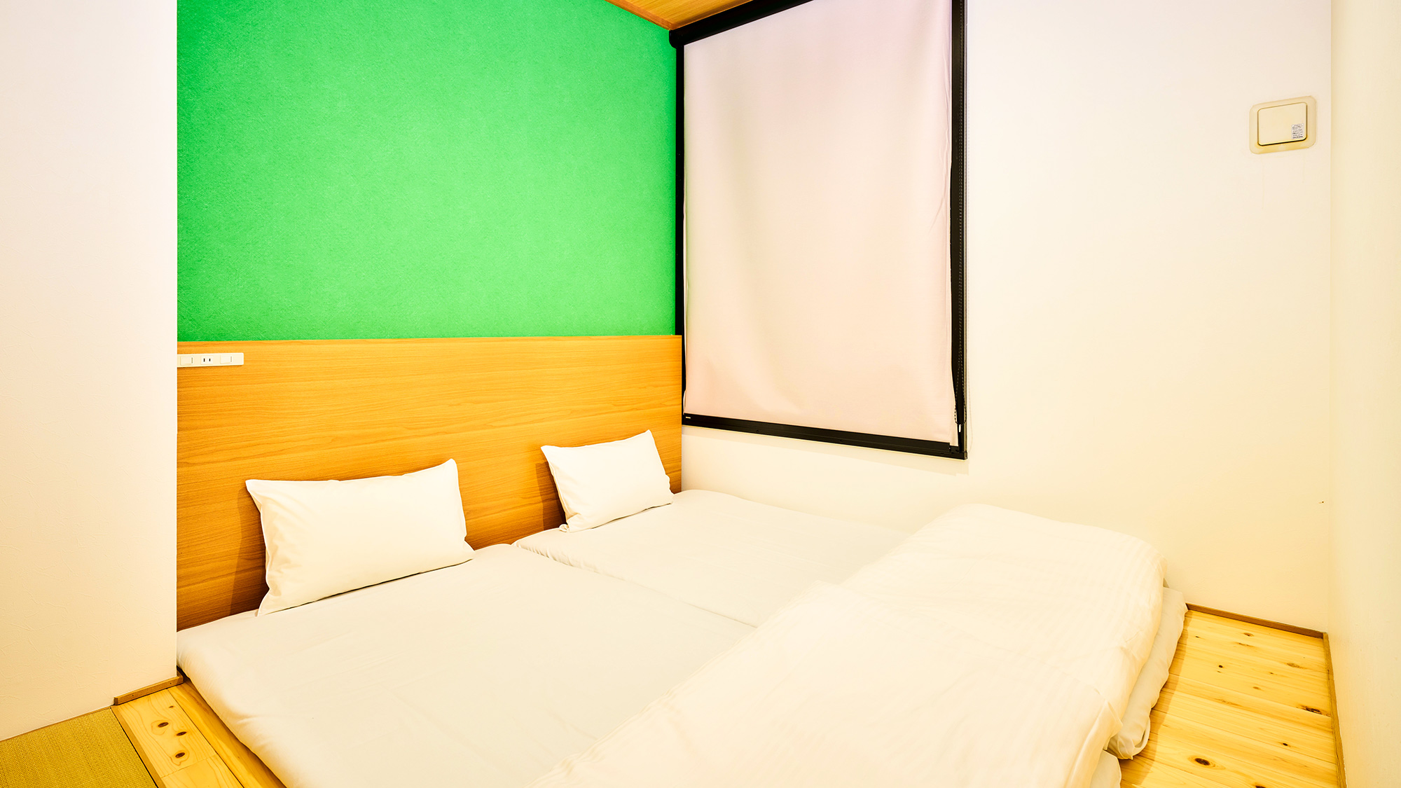 ・【特別和室】畳にお布団を敷いて3名様までご利用いただけます。ベッドより布団派という方に