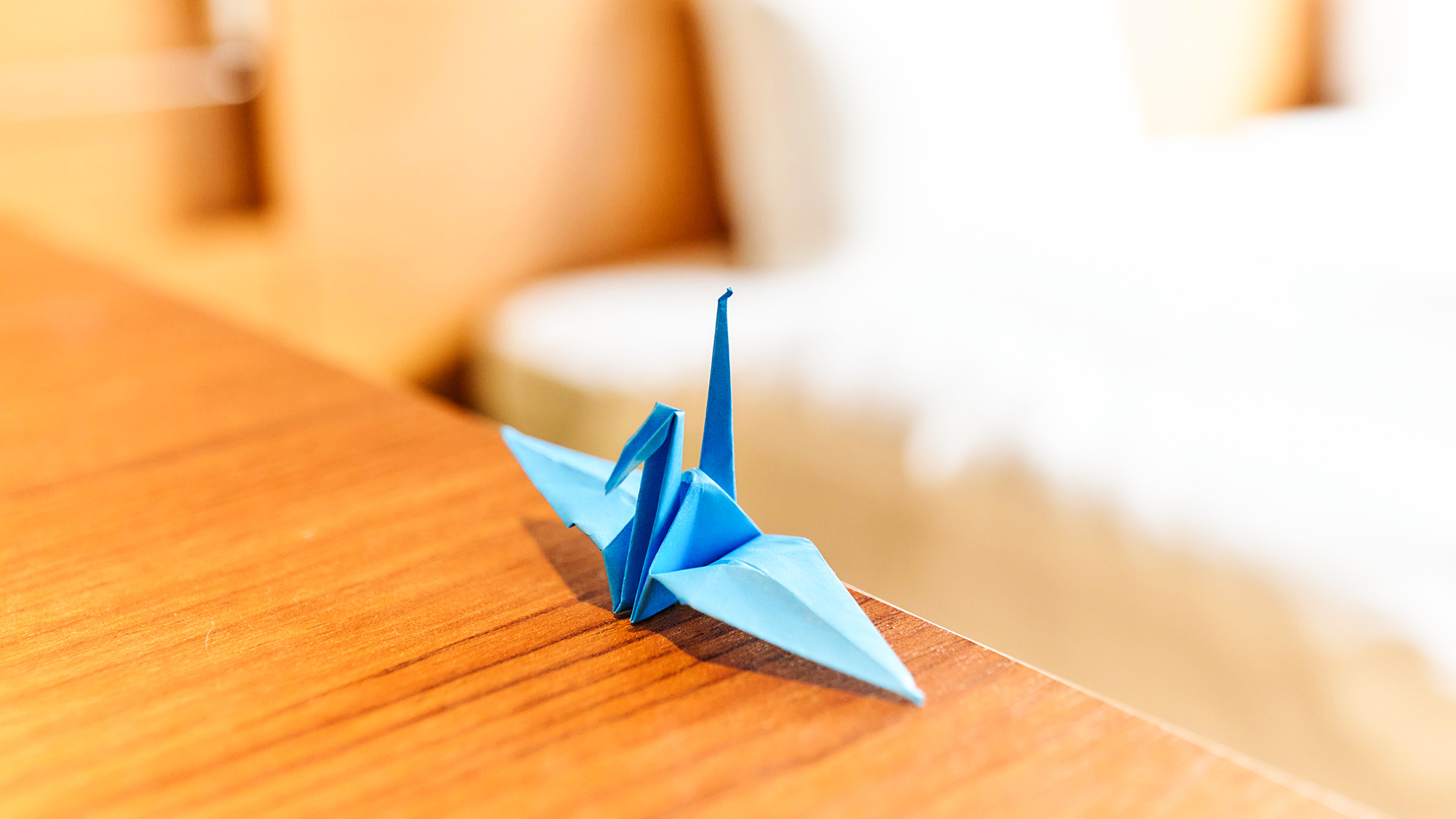 ・【折り紙】お部屋にスタッフからの贈り物。心を込めておもてなしいたします