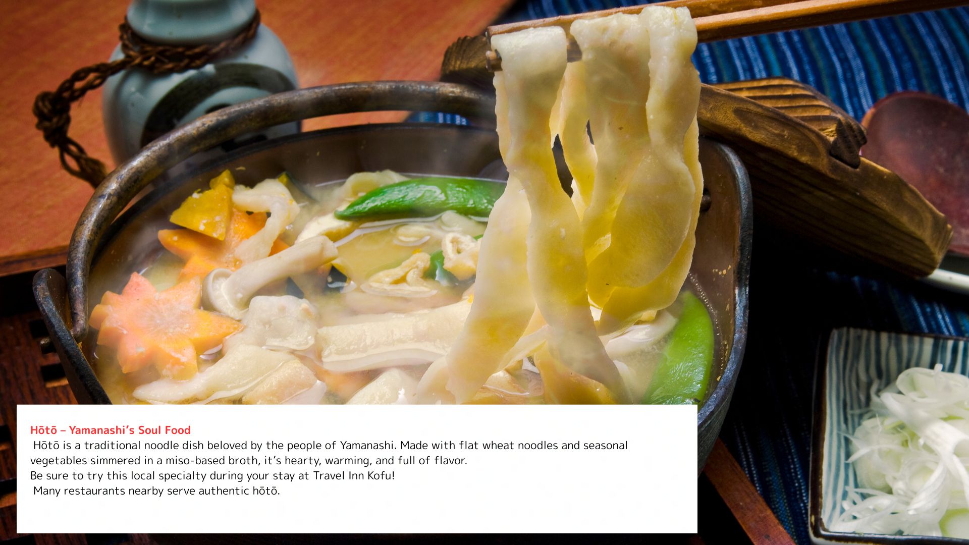 Hōtō – Yamanashi’s Soul Food