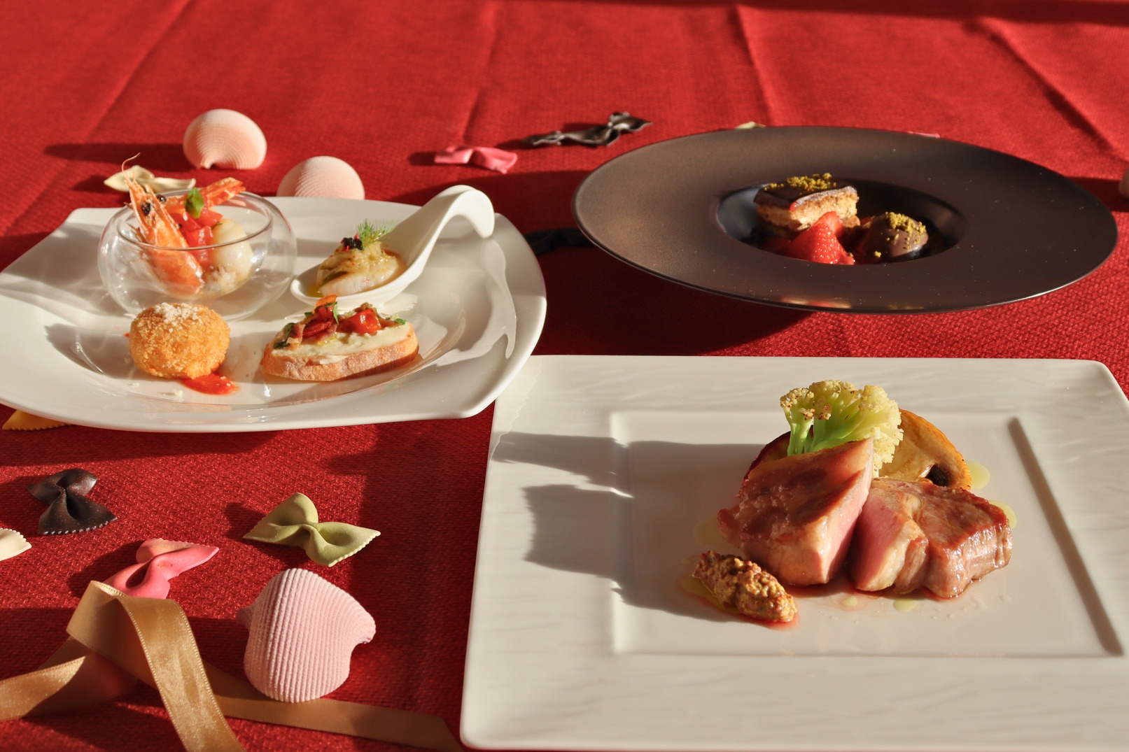 カジュアルに楽しむディナーコース付きプラン（夕食付のみ）