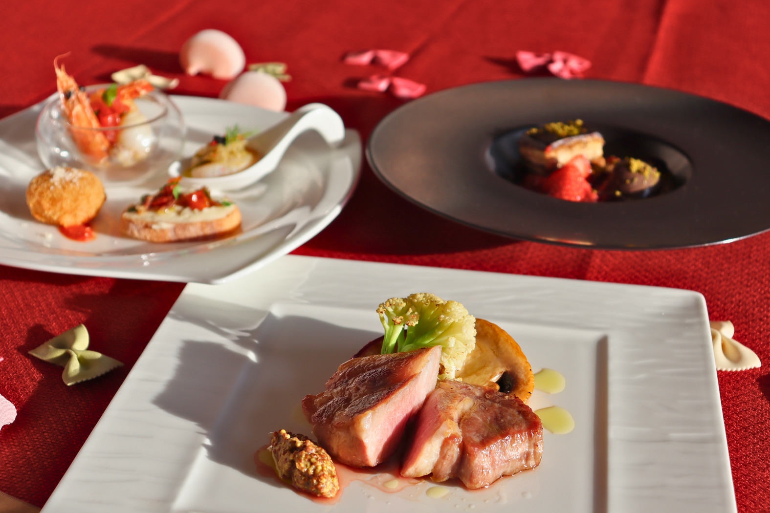 カジュアルに楽しむディナーコース付きプラン（夕・朝食付き）