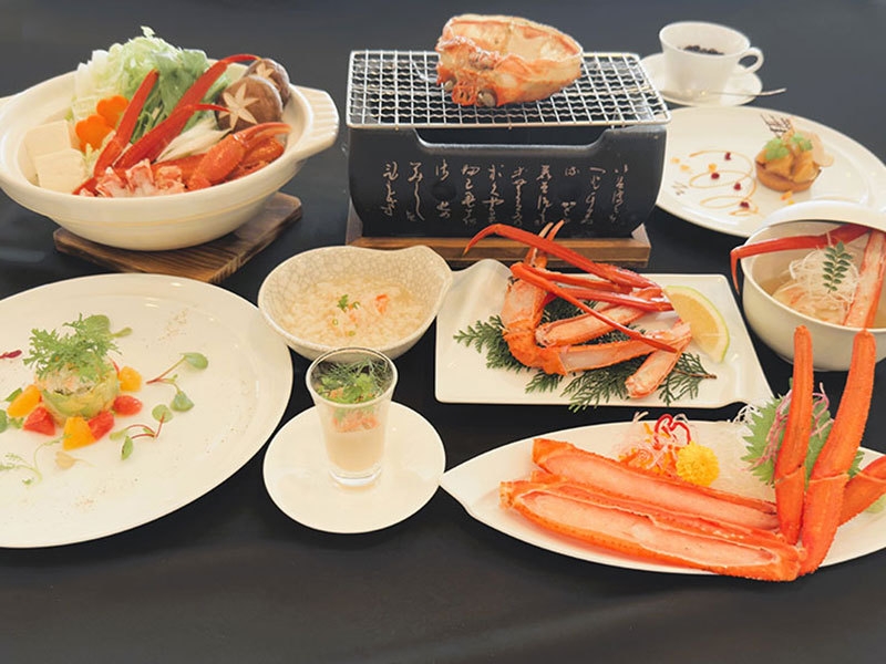 香住の初ガニ食べ尽くしフルコースディナープラン