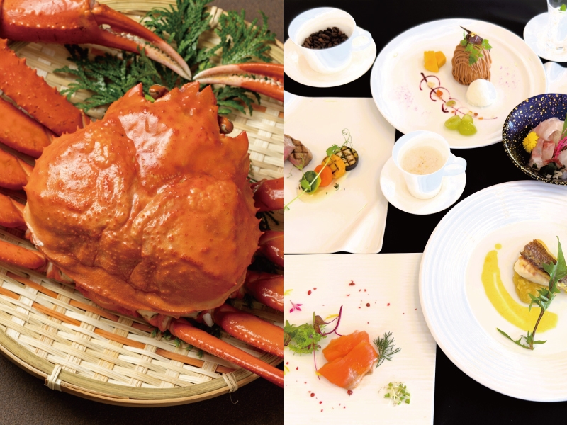 わんこと共宿してカニ食べようプラン