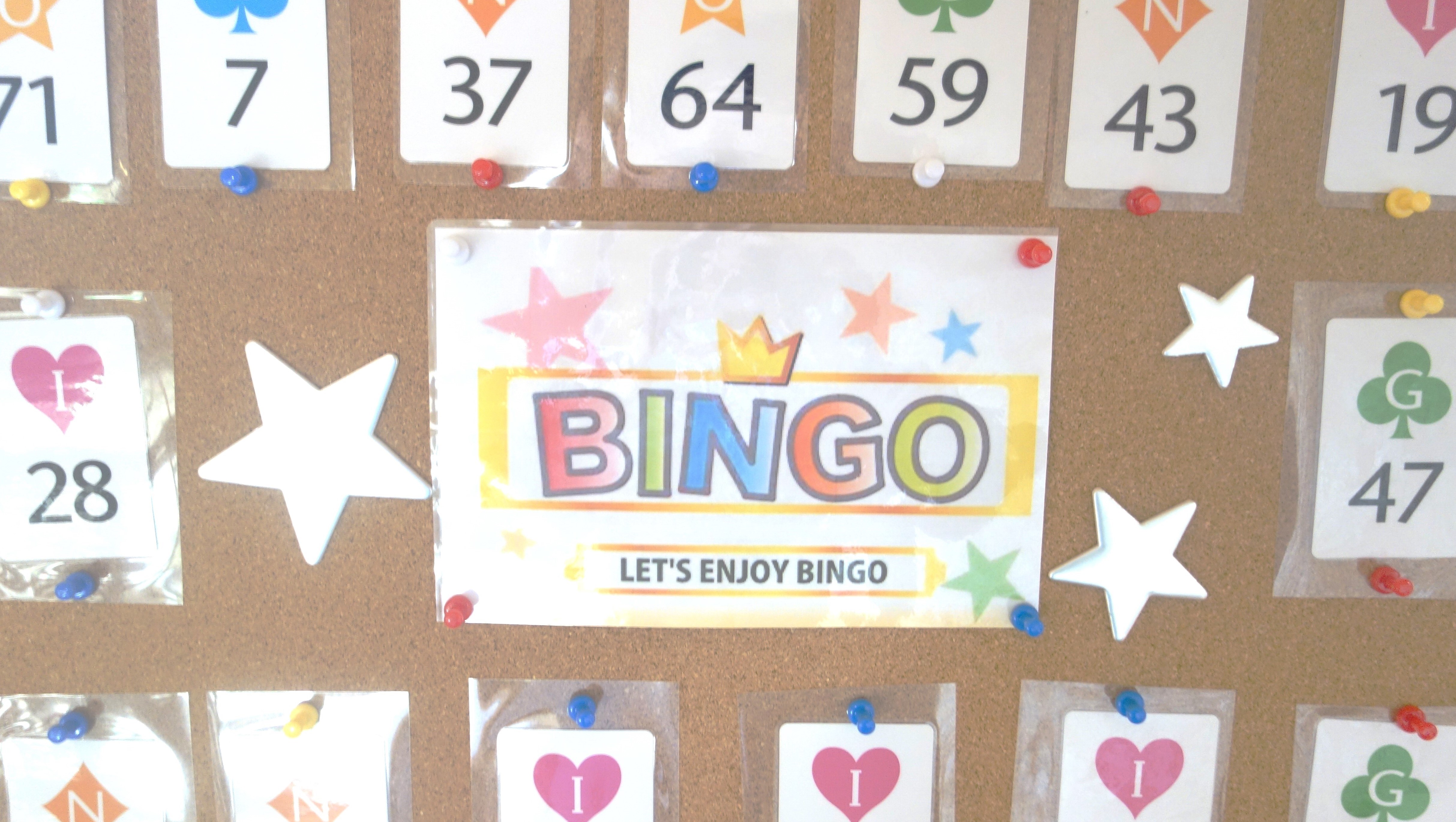 bingoはじめました。