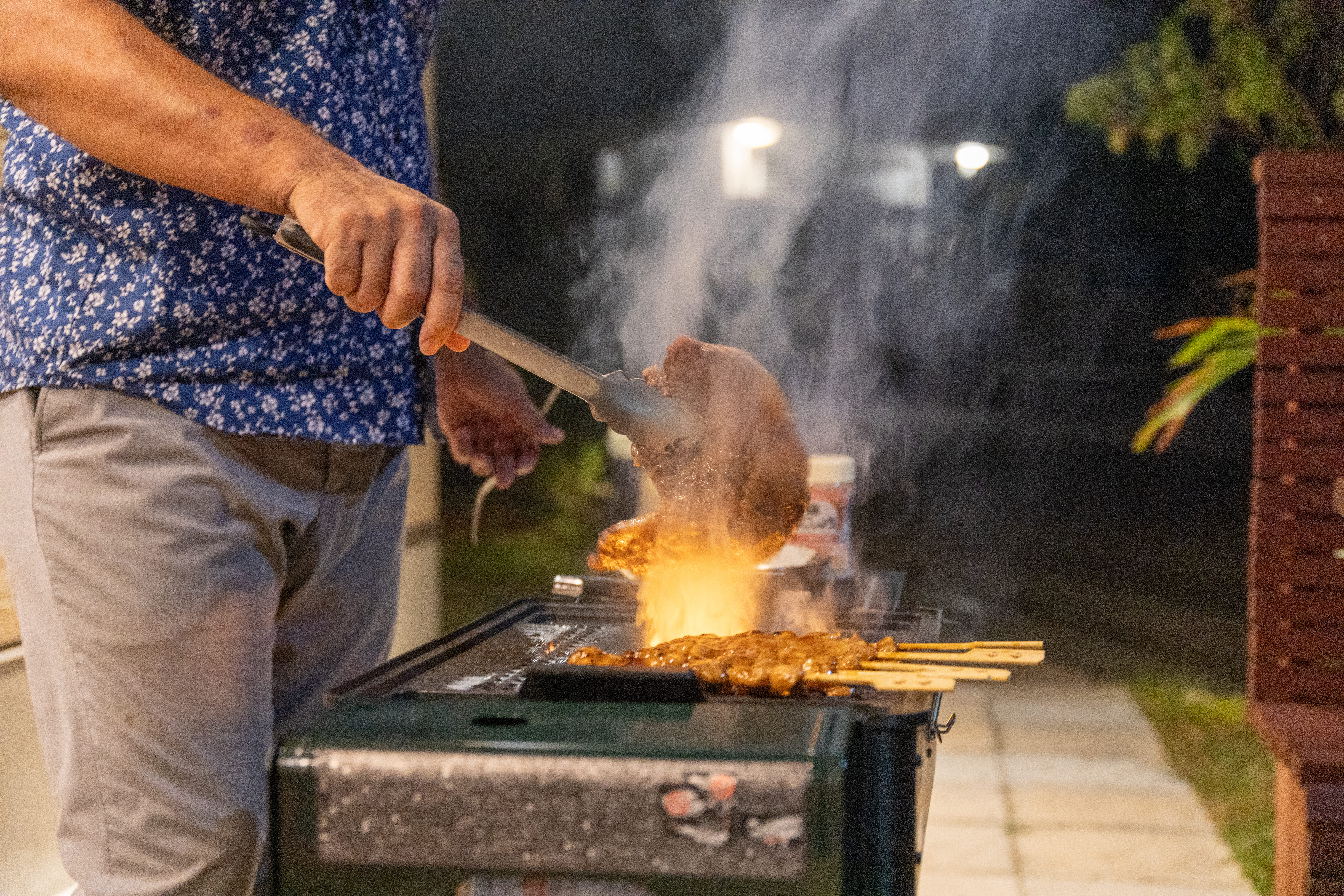 ・テラスでBBQも可能！（3300円）(A棟)