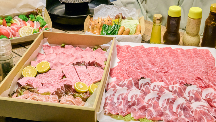 1泊2食焼きしゃぶ鍋プラン　プライベートサウナ付　ファミリーにおすすめ！幼児無料　ペット宿泊不可