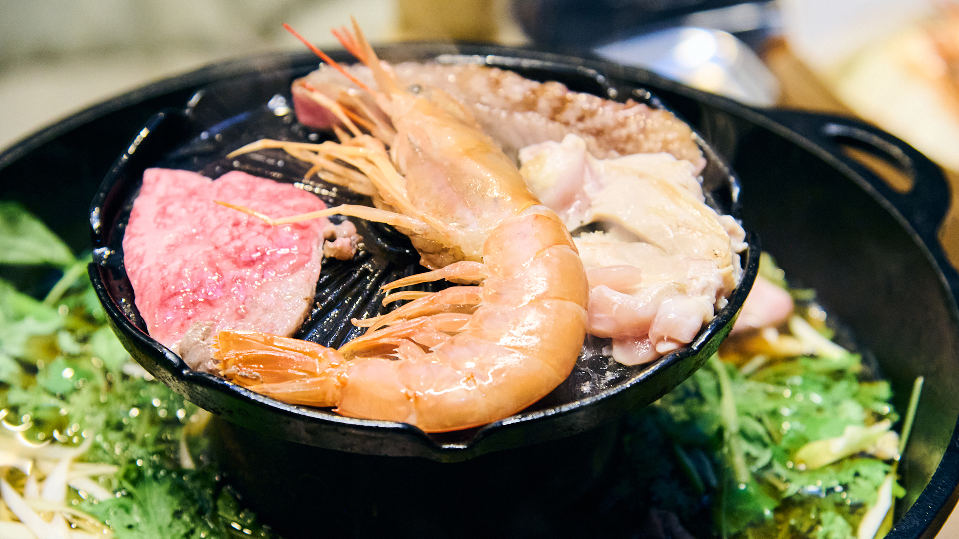 焼きしゃぶ鍋