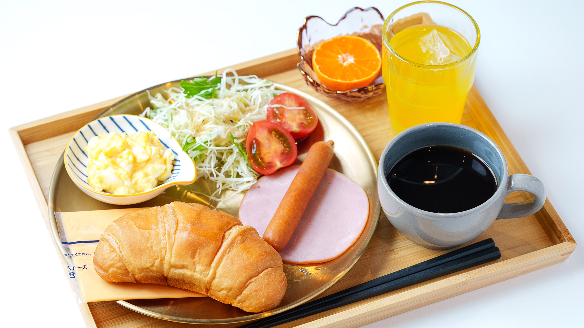 ・【朝食】洋食　ブレッドモーニング　パンやサラダの軽めの朝食をご希望の方に