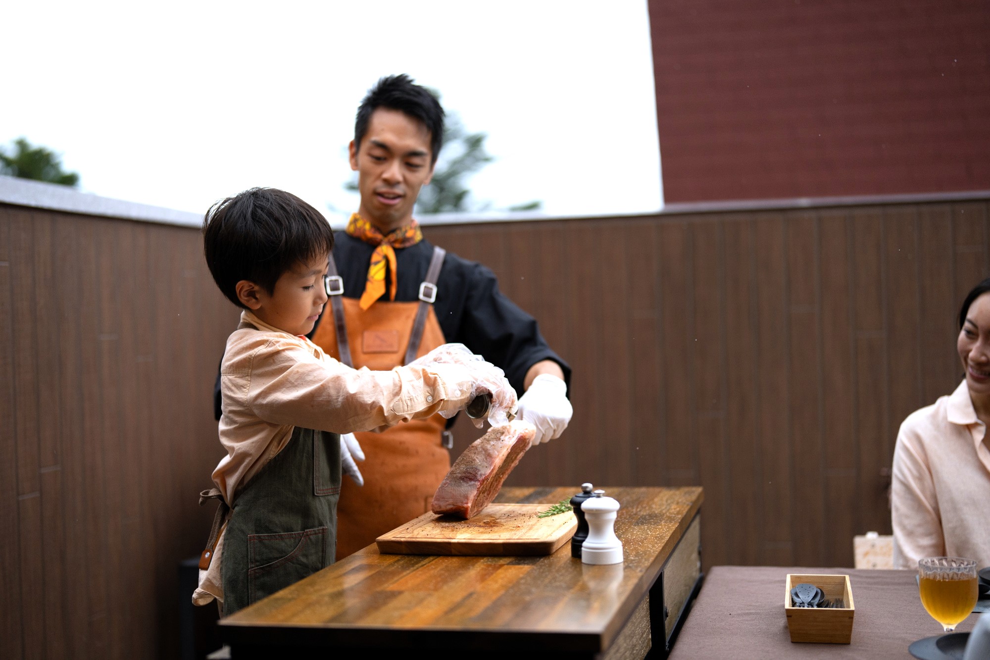 トマホーク　シーズニング　子供　アテンダント