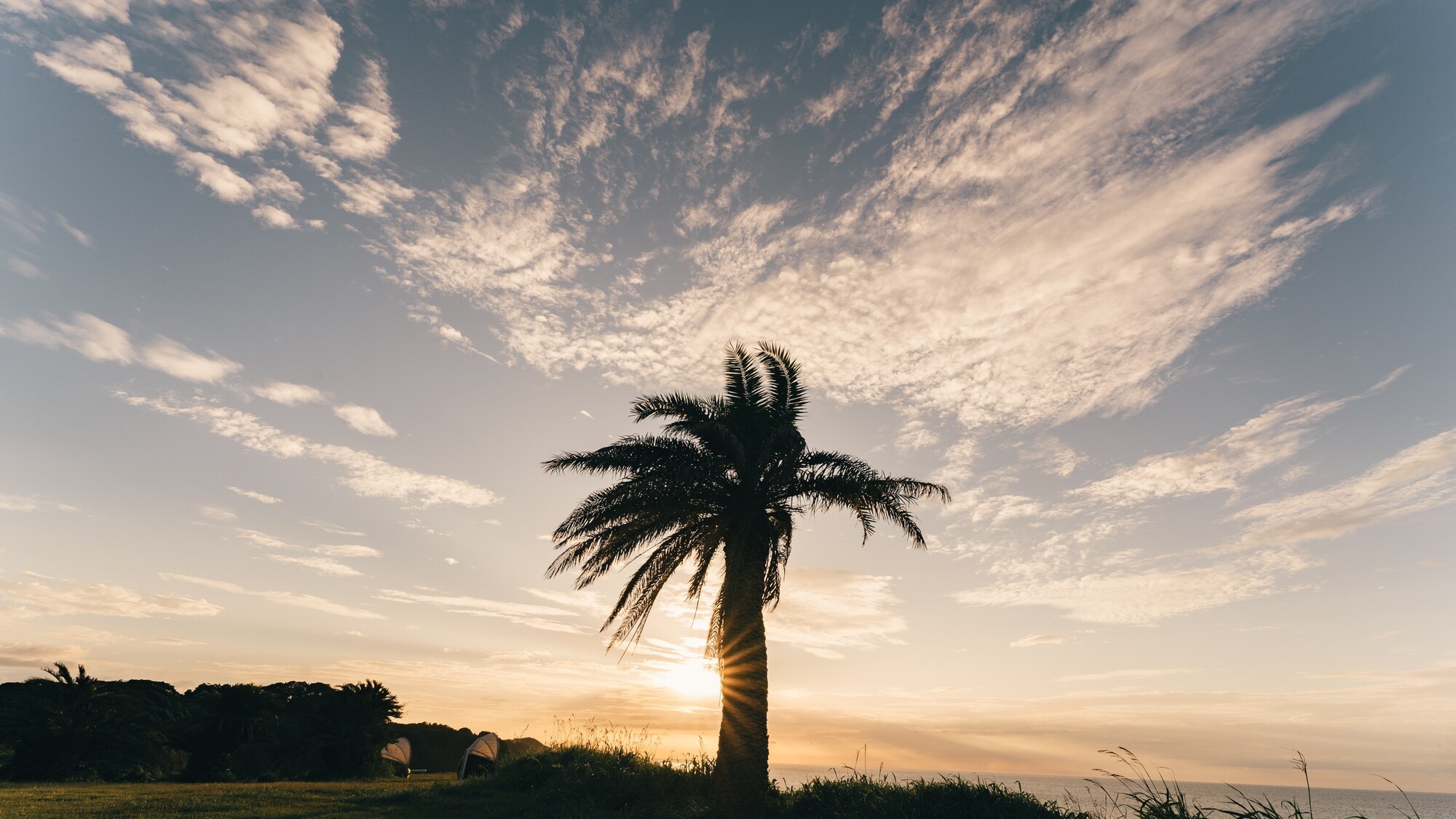夕暮れ時の風景