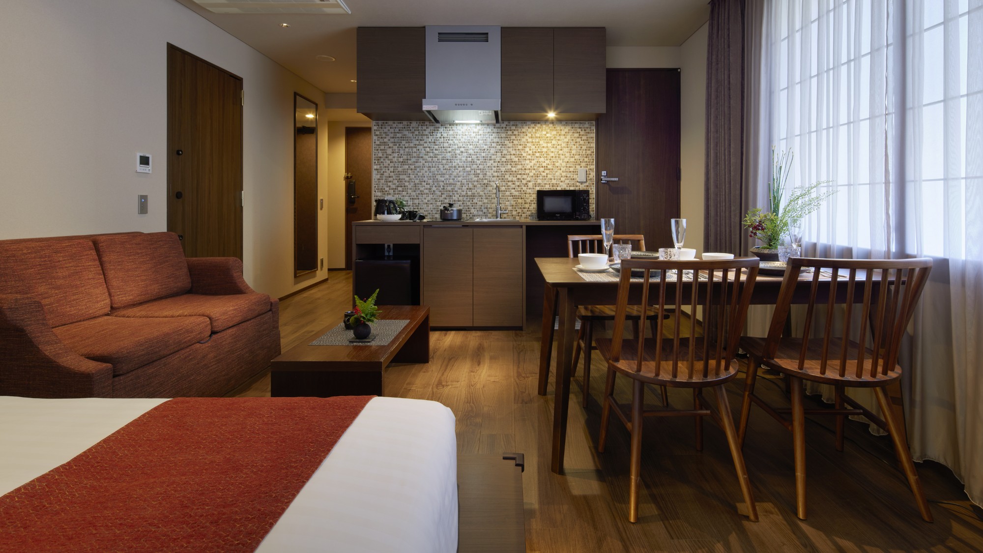 Deluxe 3 beds デラックス3ベッド キッチン付き