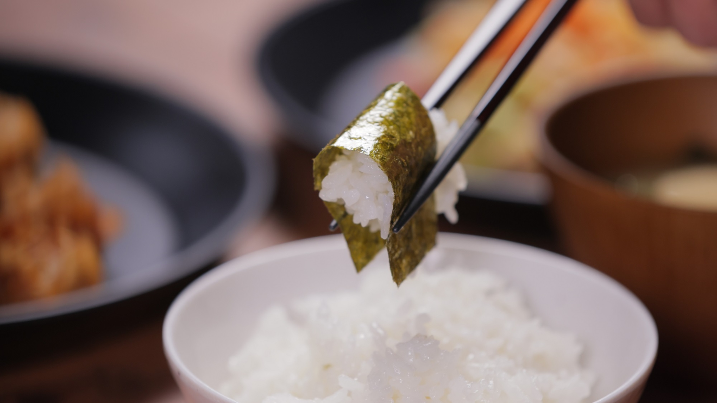 化学調味料無添加の味付け海苔で更にごはんをおいしく♪