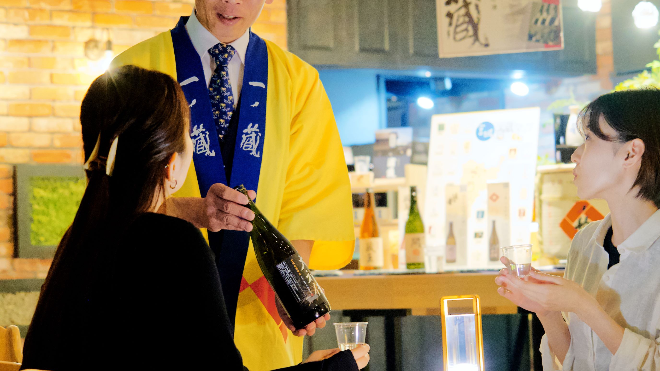 女性でも飲みやすい日本酒やカクテルをご準備しております♪