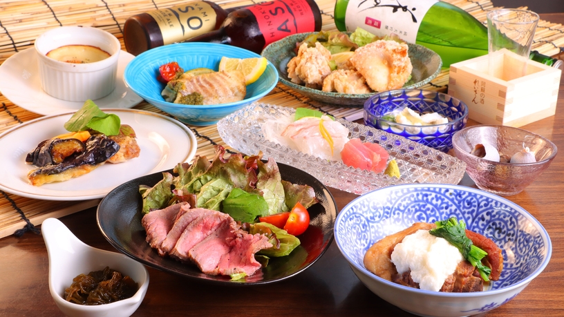 【朝・夕食付＆飲み放題付】熊本の郷土料理とともにお酒を楽しみたい方はこのプラン！