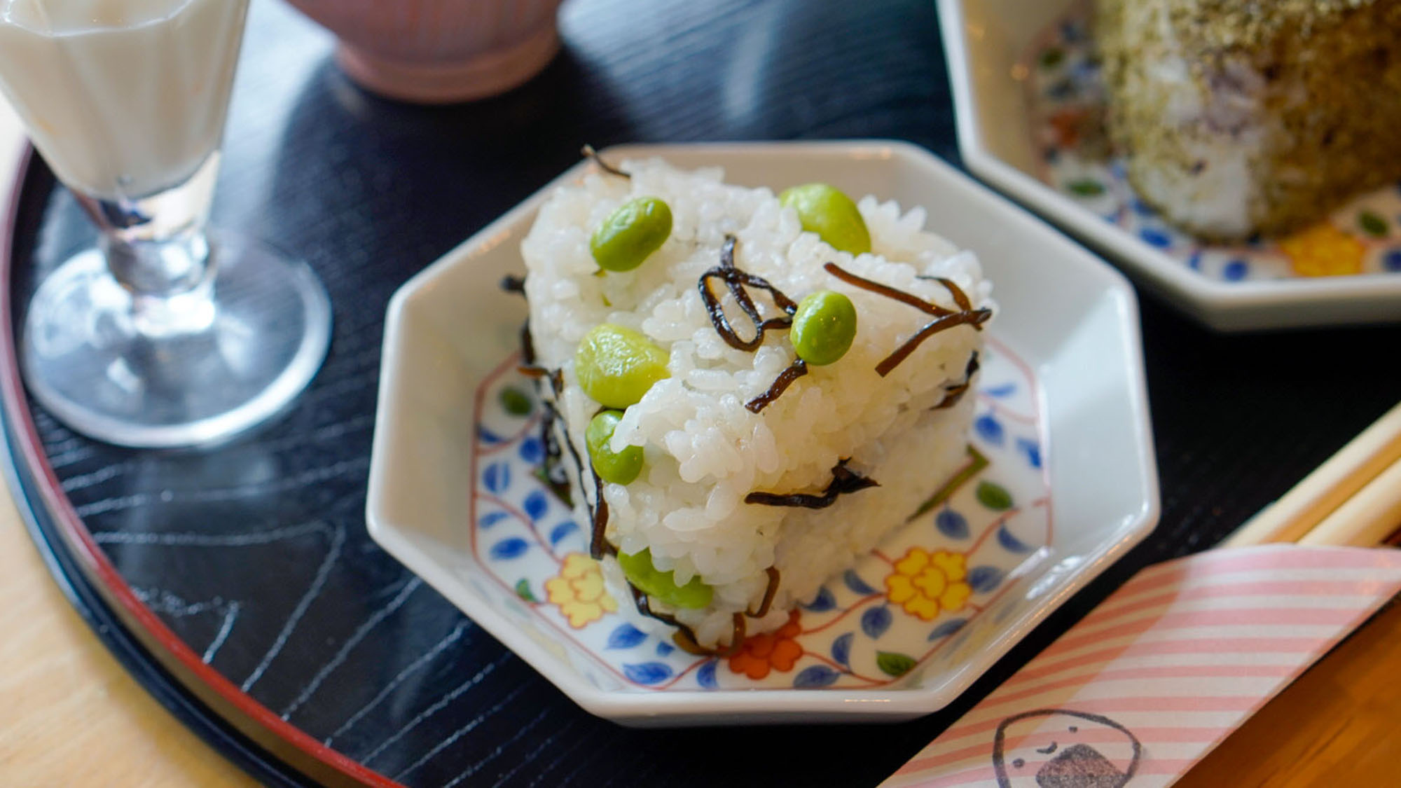 【ご朝食‐MANALANI Cafe】食感が楽しい、人気No.1の「枝豆昆布」