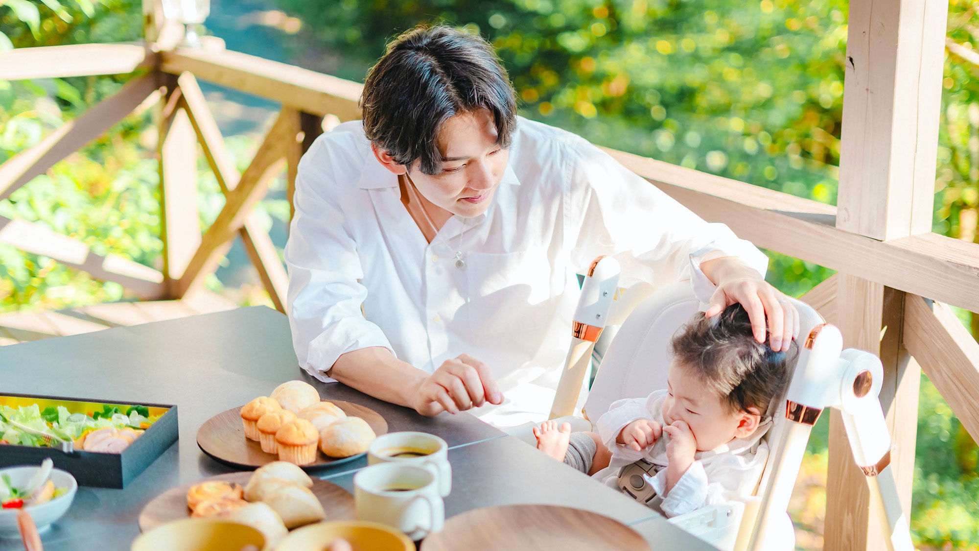 【朝食付プラン】焼きたて食パンorパンセットが選べる朝食付♪お子様と一緒に料理も楽しめ、食育にも◎