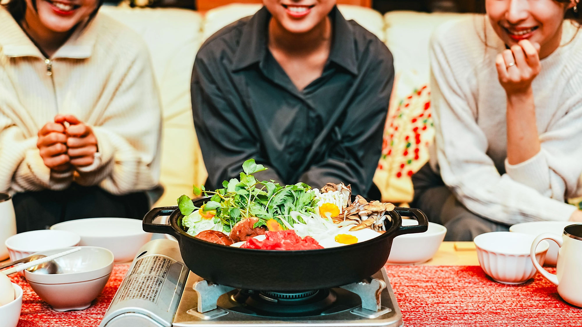 【冬季限定】すき焼きプランが1室5000円引★温泉完備の快適コテージでお得にステイ♪（2食付）　