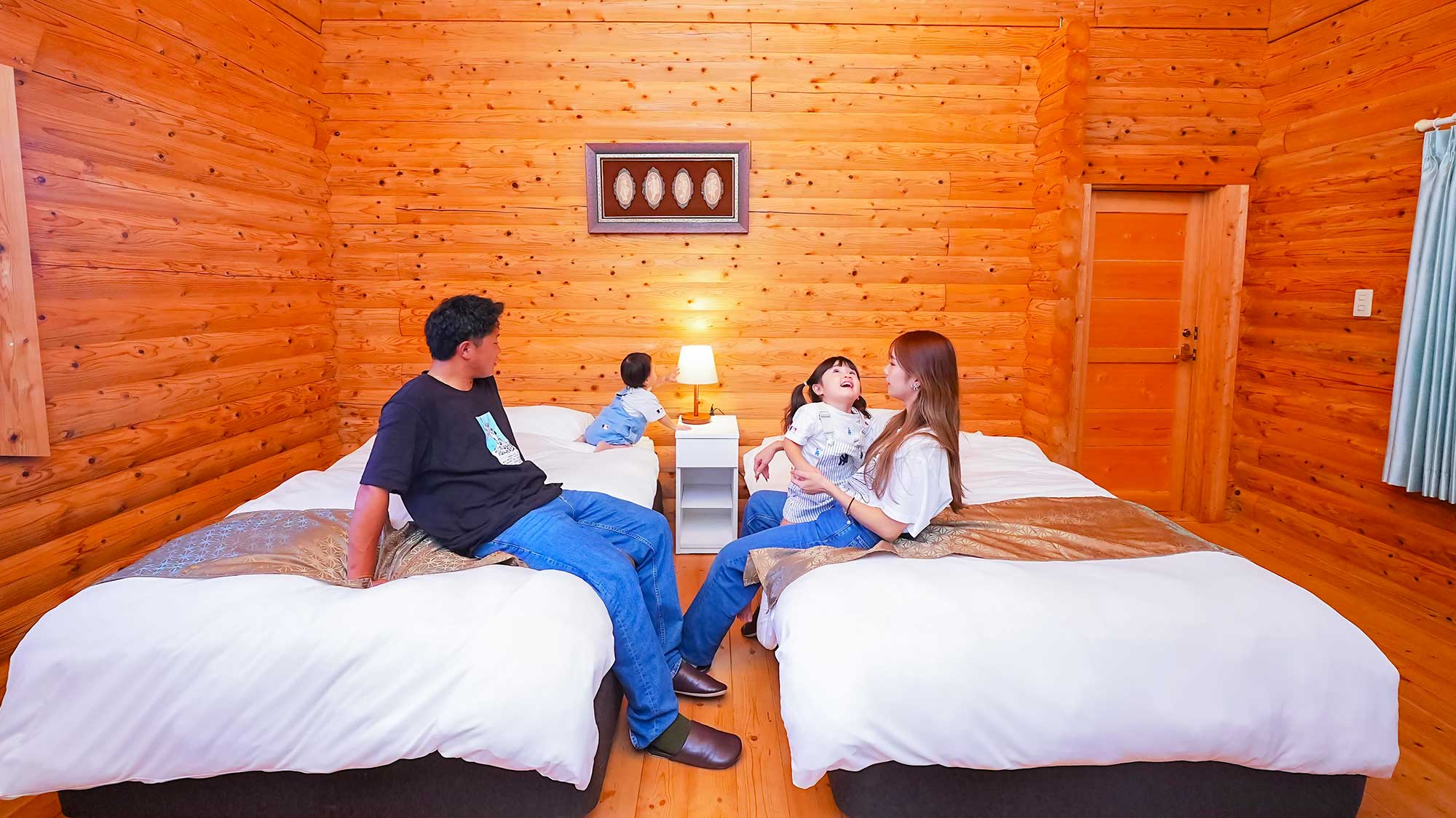 【Marigold】木の香り、温もりに包まれるベッドルームでお休みください。