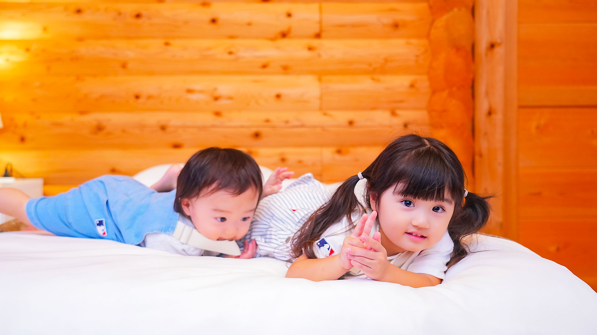 【Marigold】ふわふわベッドにゴロンと転がって、お子様も気持ちよくお過ごしいただけます。