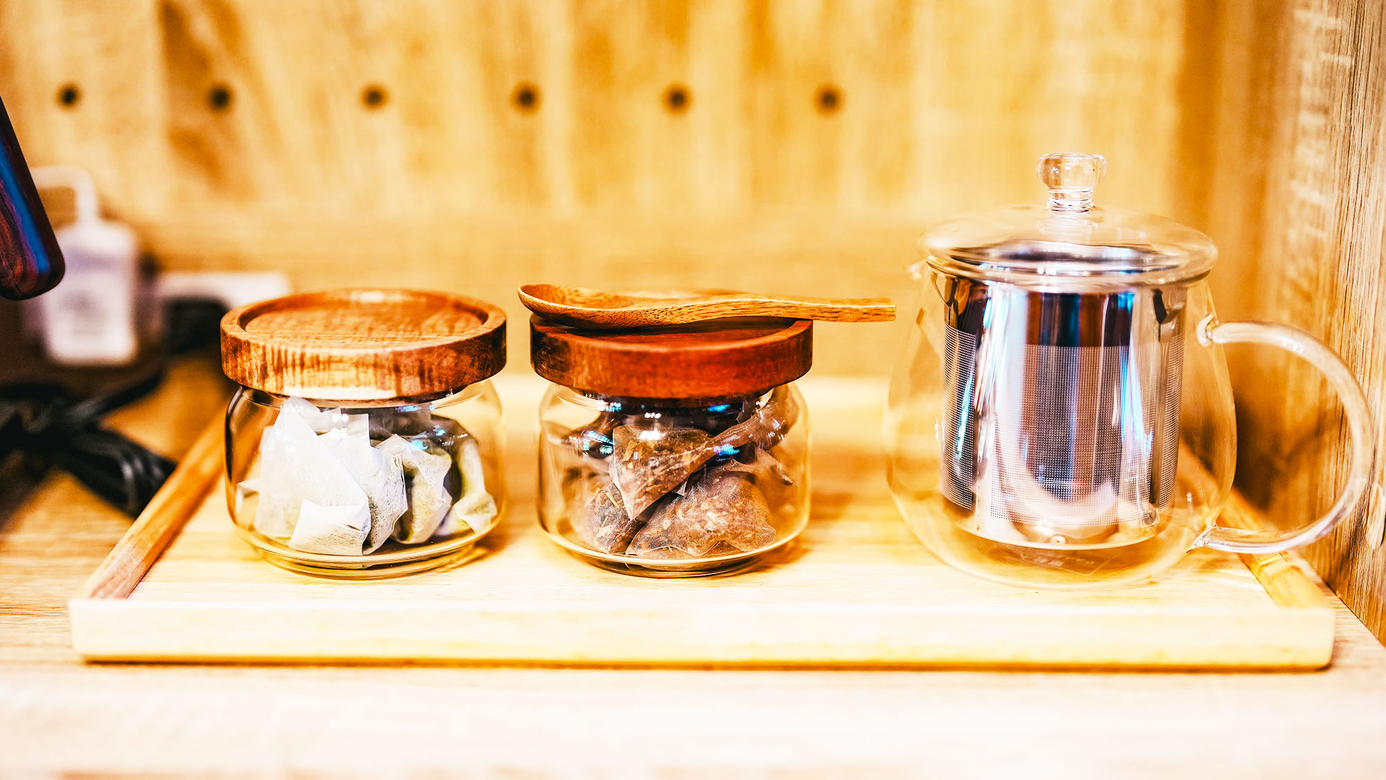 【Marigold】ティーセットもご用意しております。心落ち着くティータイムをお楽しみください。