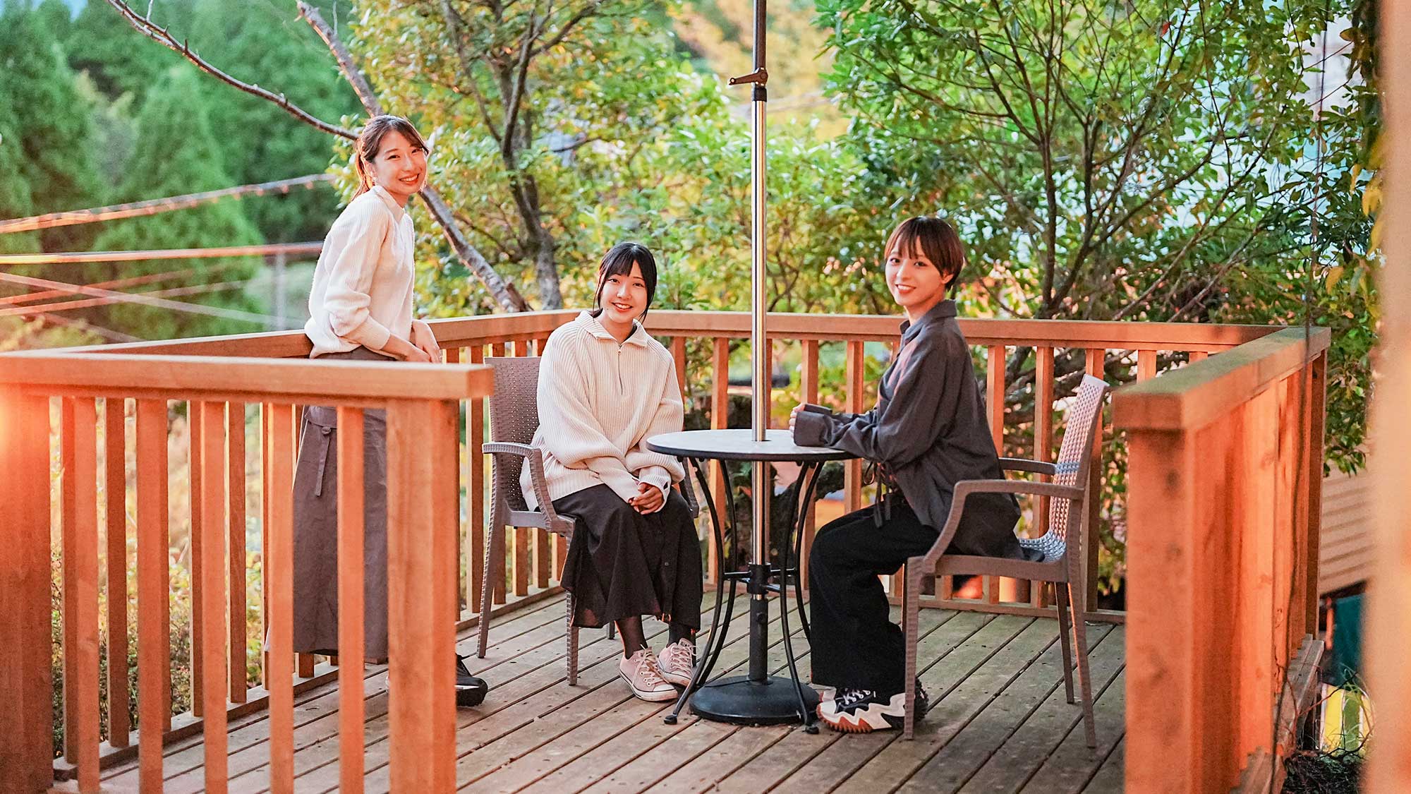 【Marigold】自然をより近くに感じていただけるテラスもございます。