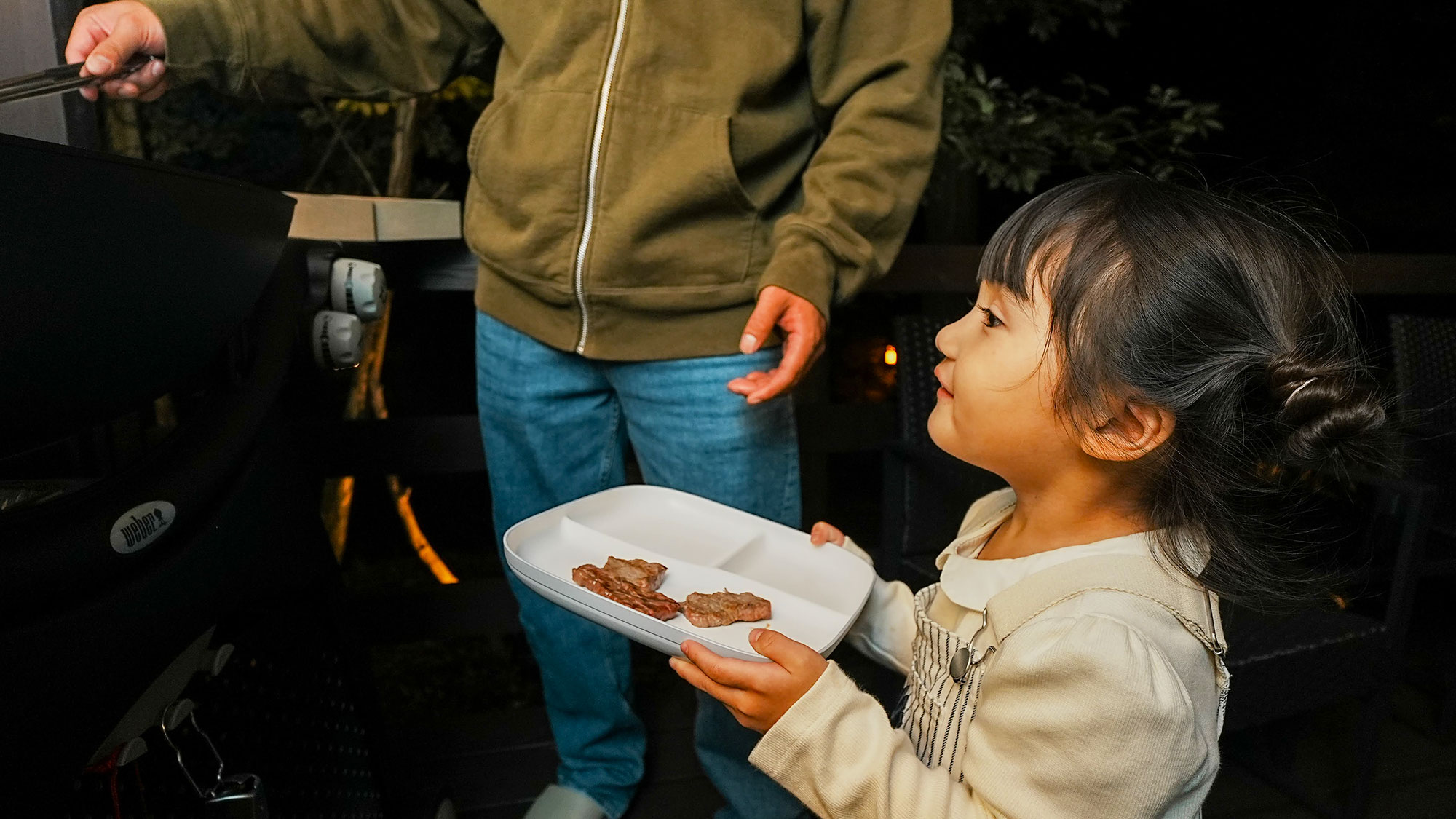 【ご夕食／BBQプラン】焼き立ての柔らかお肉にお子様もにっこり♪