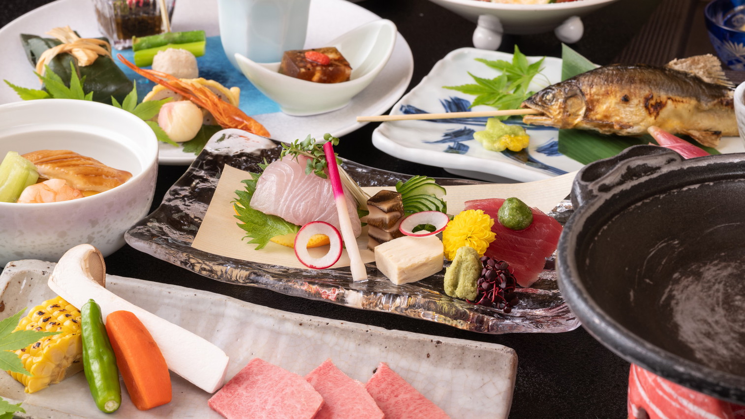 【夕食】夏の基本会席※イメージ