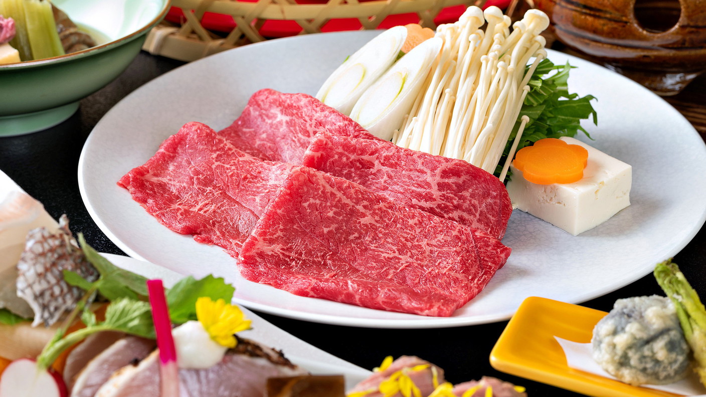 【夕食】春の特選飛騨牛会席※イメージ