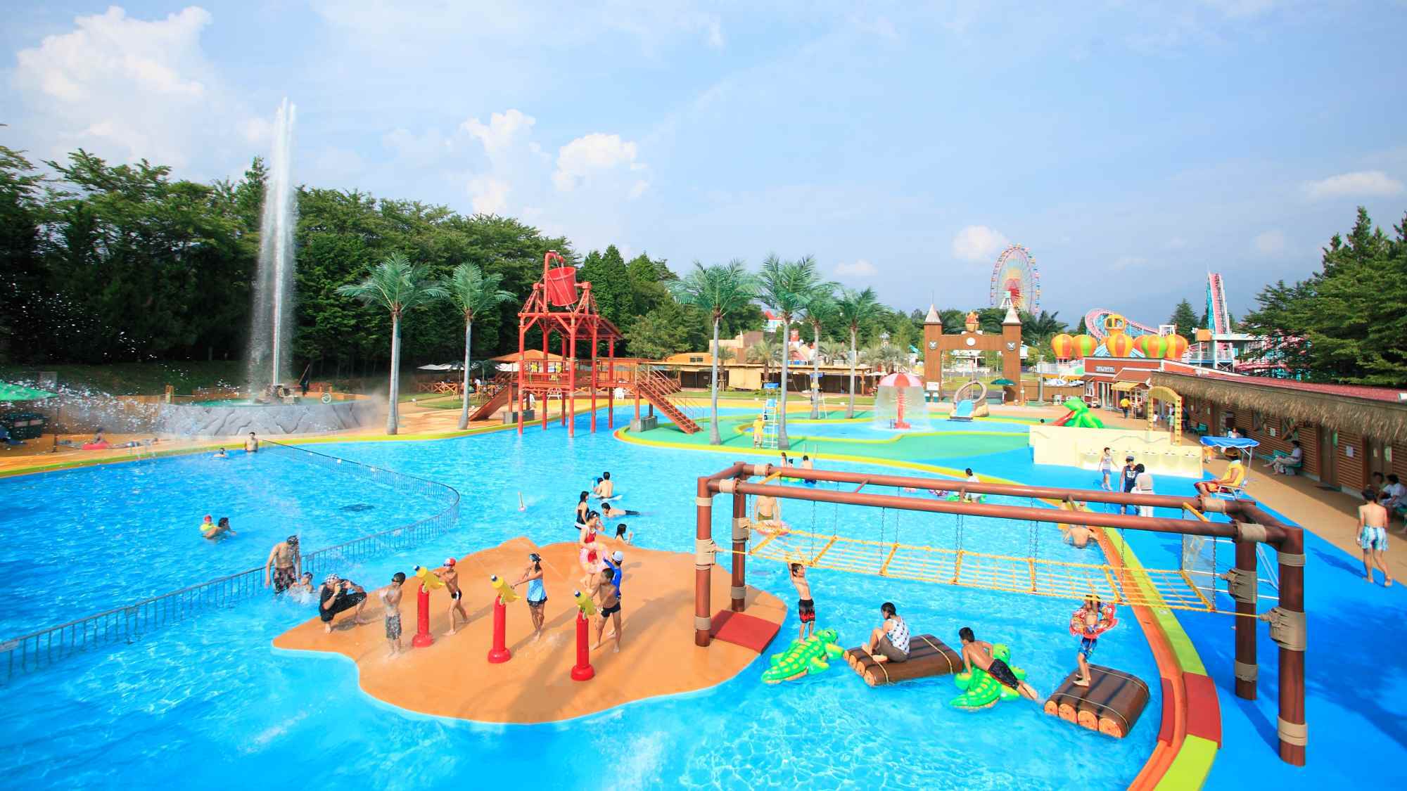 【恵那峡ワンダーランドプール入場券付】ファミリーで楽しむ★夏の味覚とプールで夏休み満喫♪＜1泊2食＞